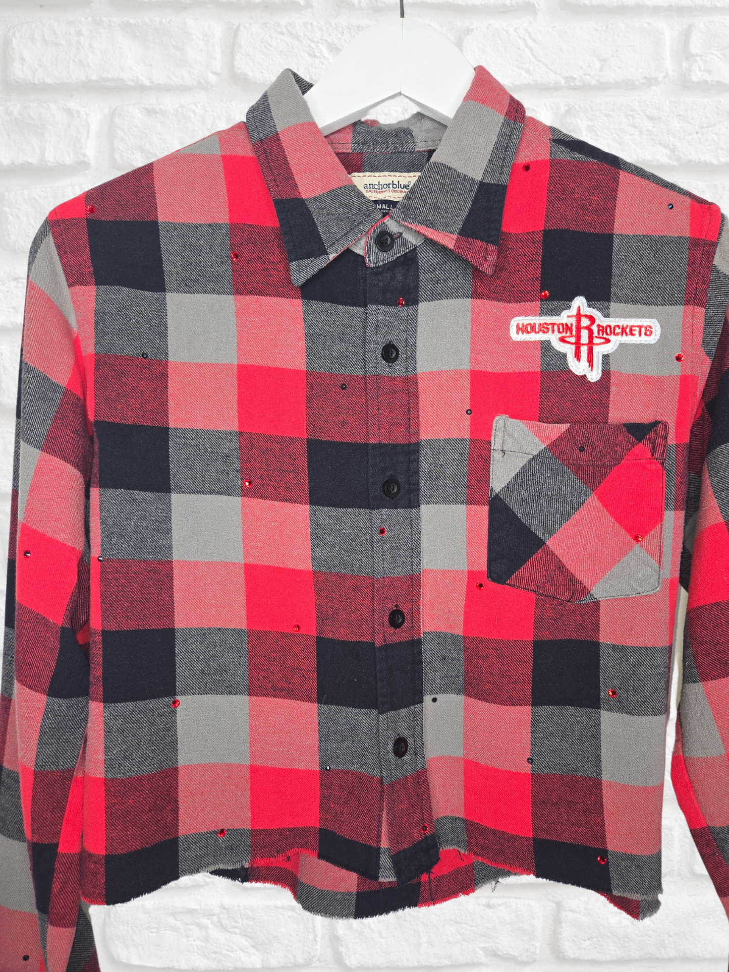 Houston Rockets Crop Flannel