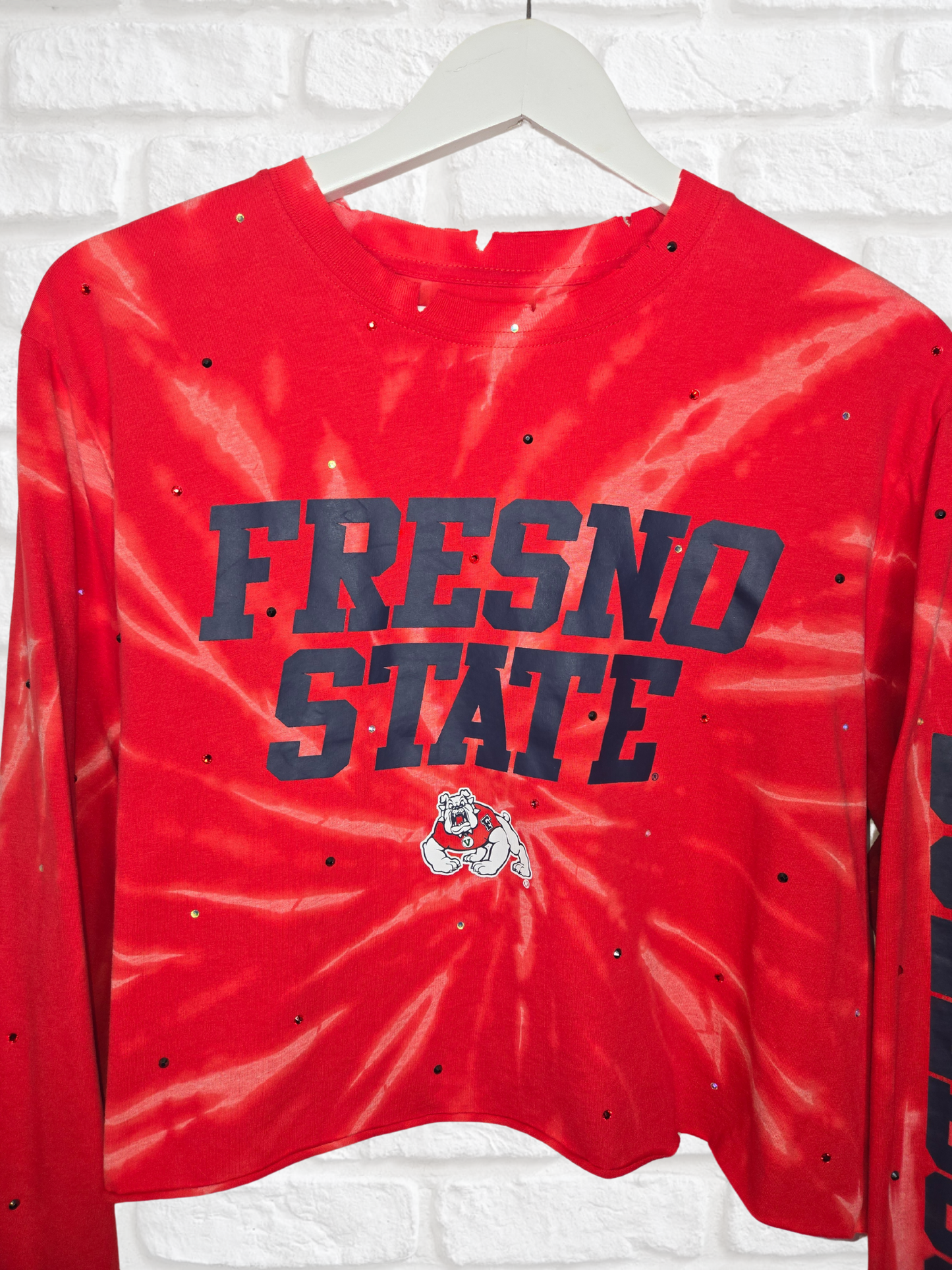 Fresno State Bulldogs Crop Tee