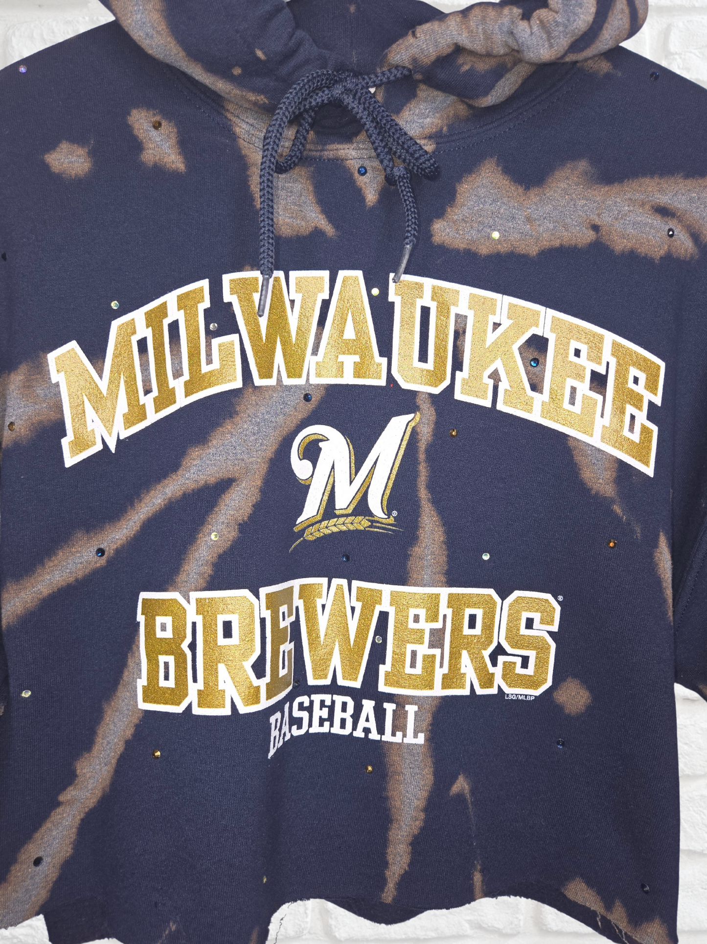 Milwaukee Brewers Crop Hoodie