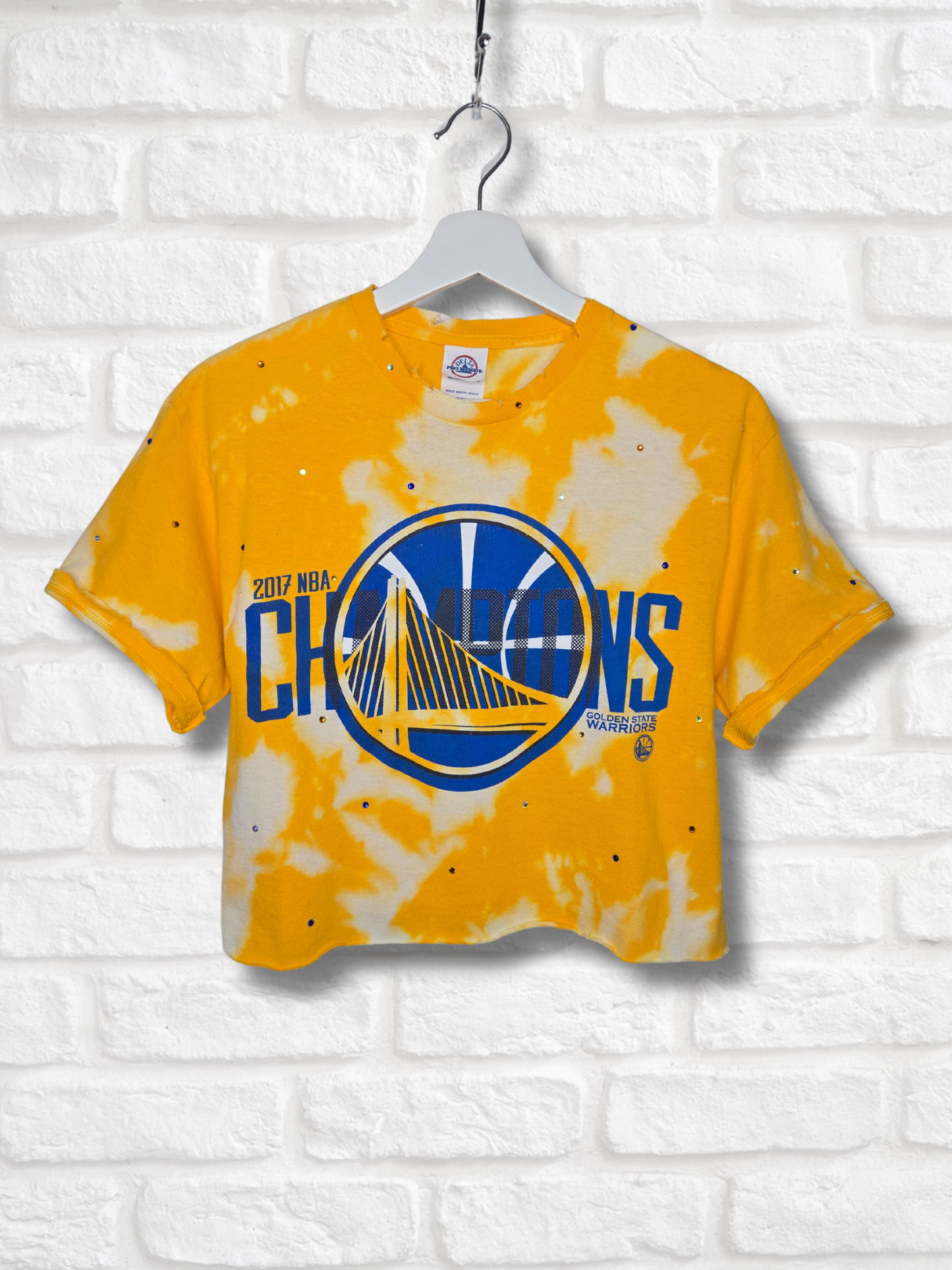 Golden State Warriors Crop Tee