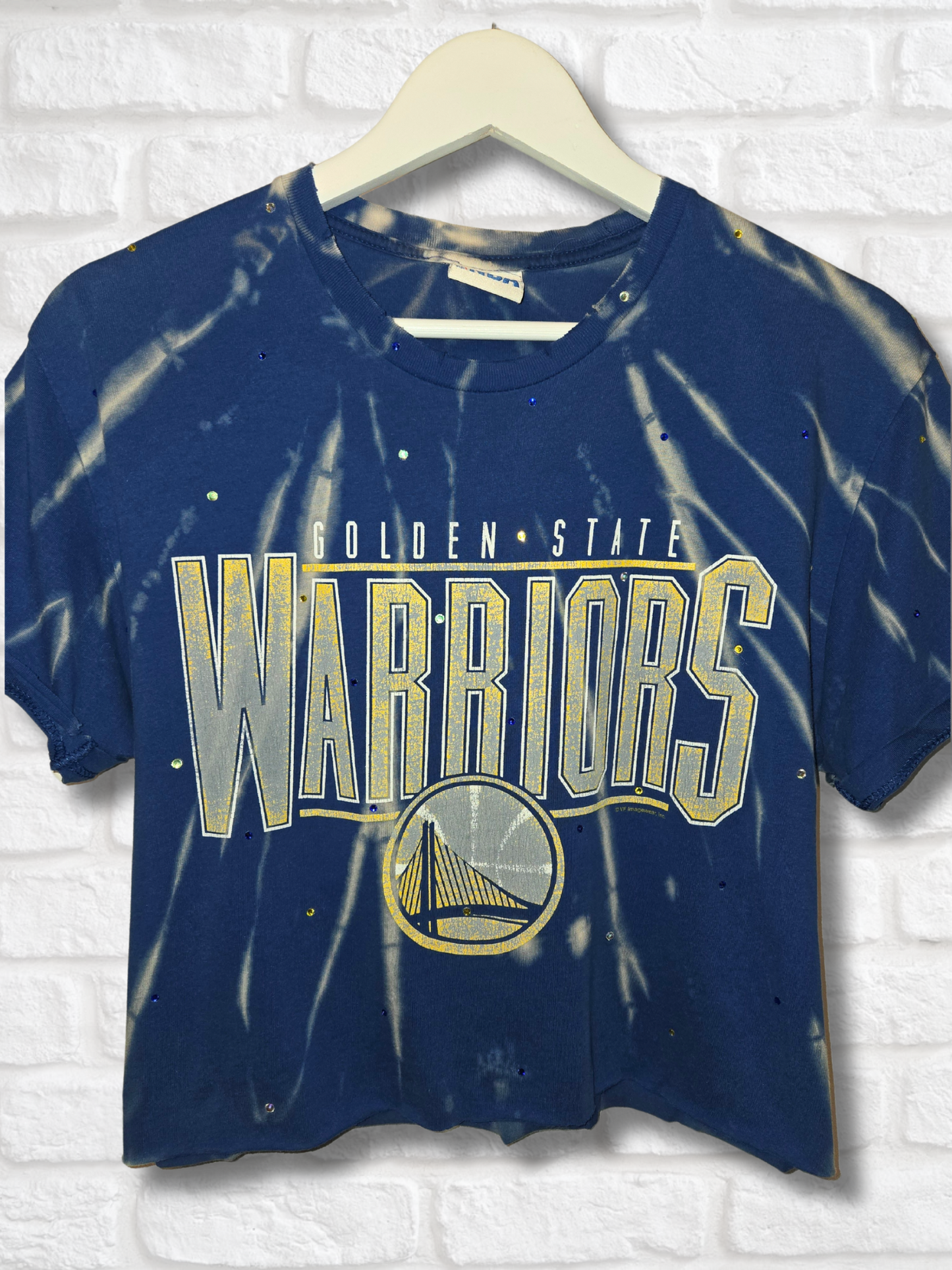Golden State Warriors Crop Tee