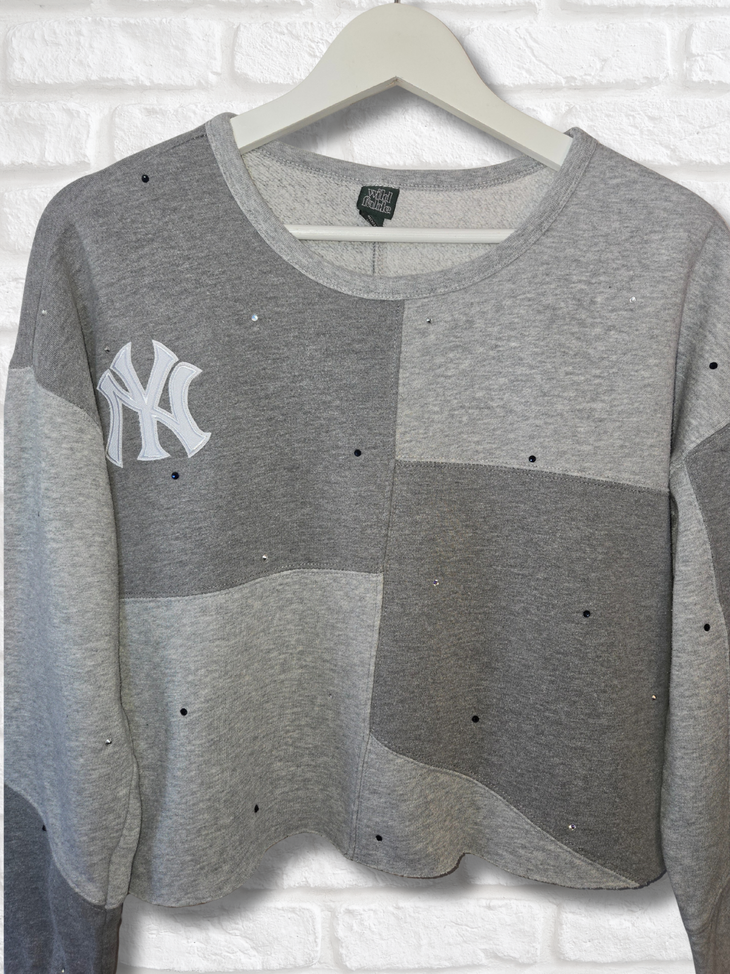 New York Yankees Crop Sweatshirt