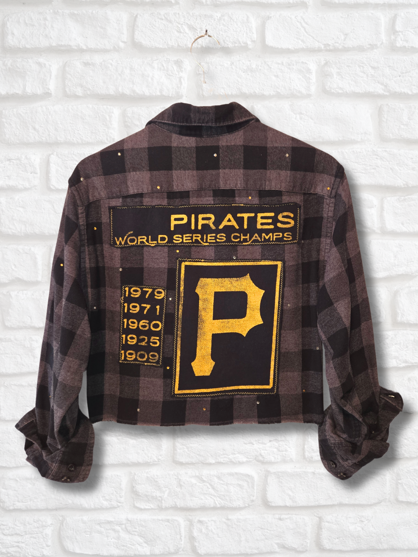 Pittsburgh Pirates Crop Flannel