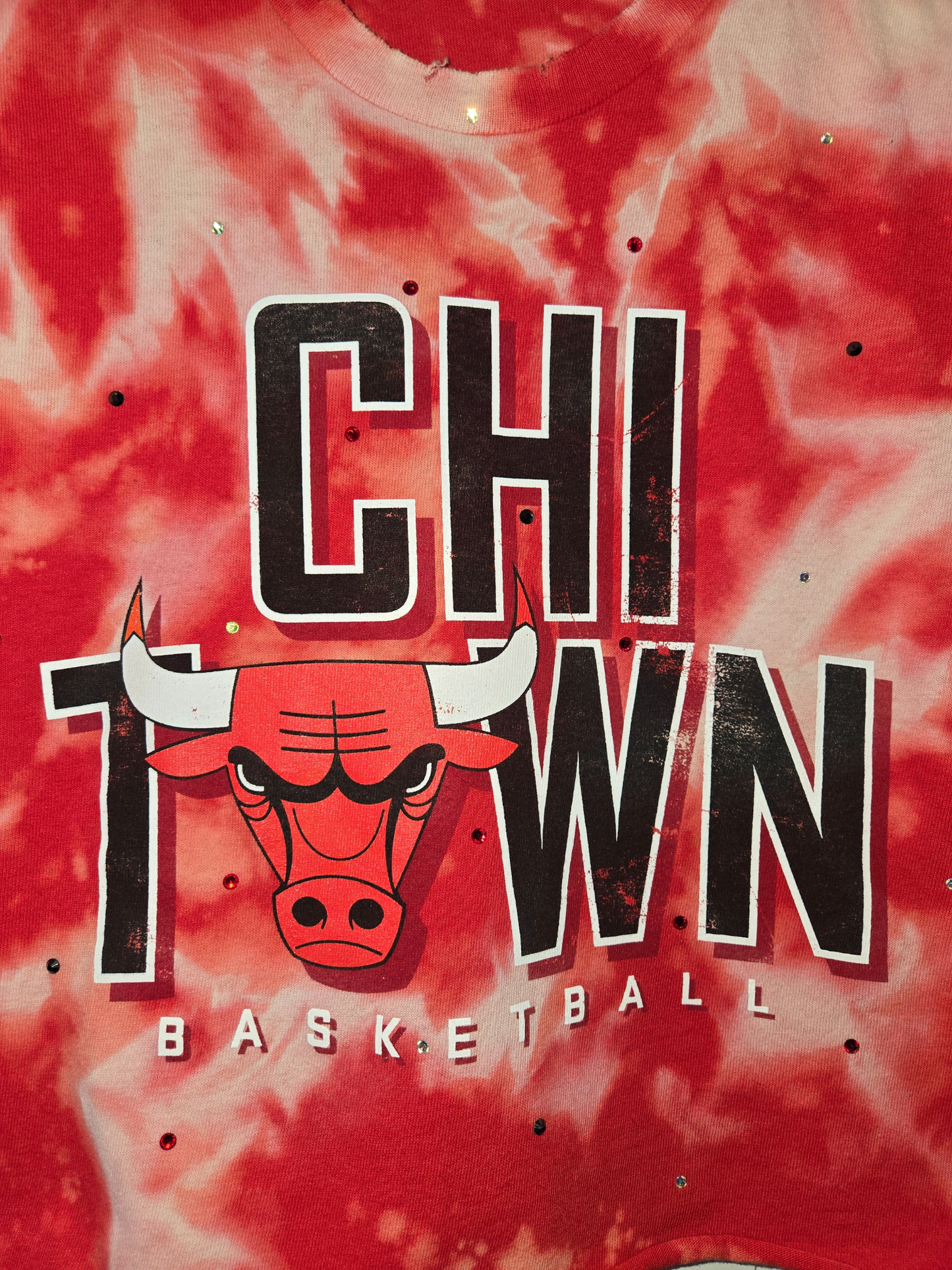 Chicago Bulls Crop Tee