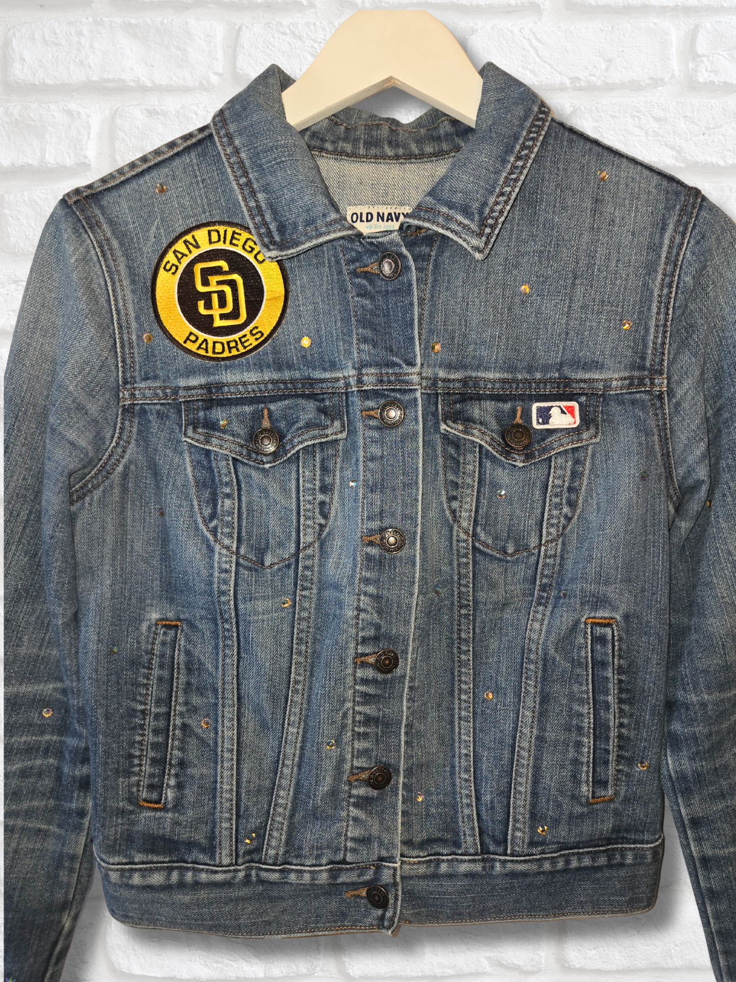 San Diego Padres Rhinestone Denim Jacket