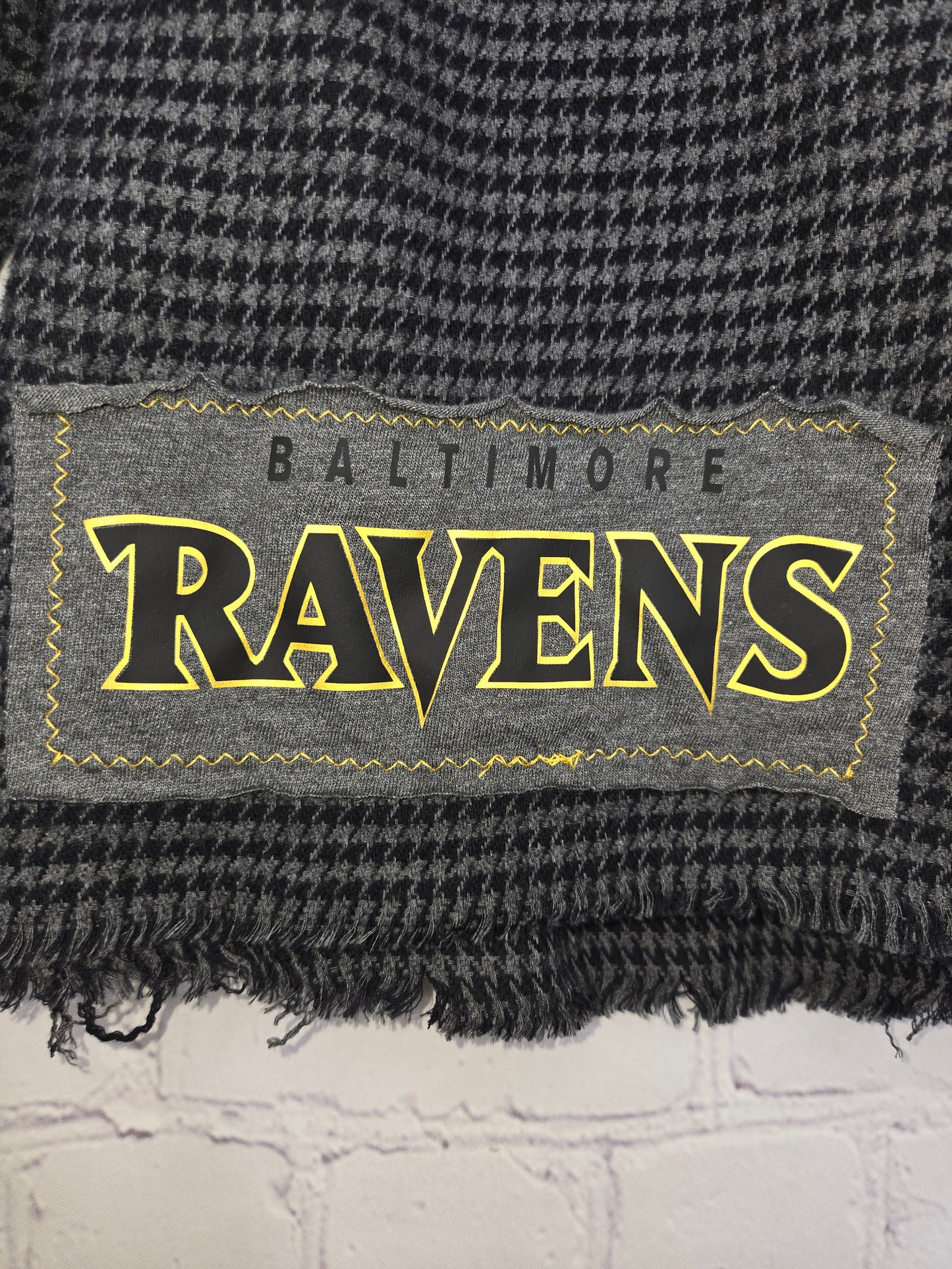 Baltimore Ravens Crop Flannel