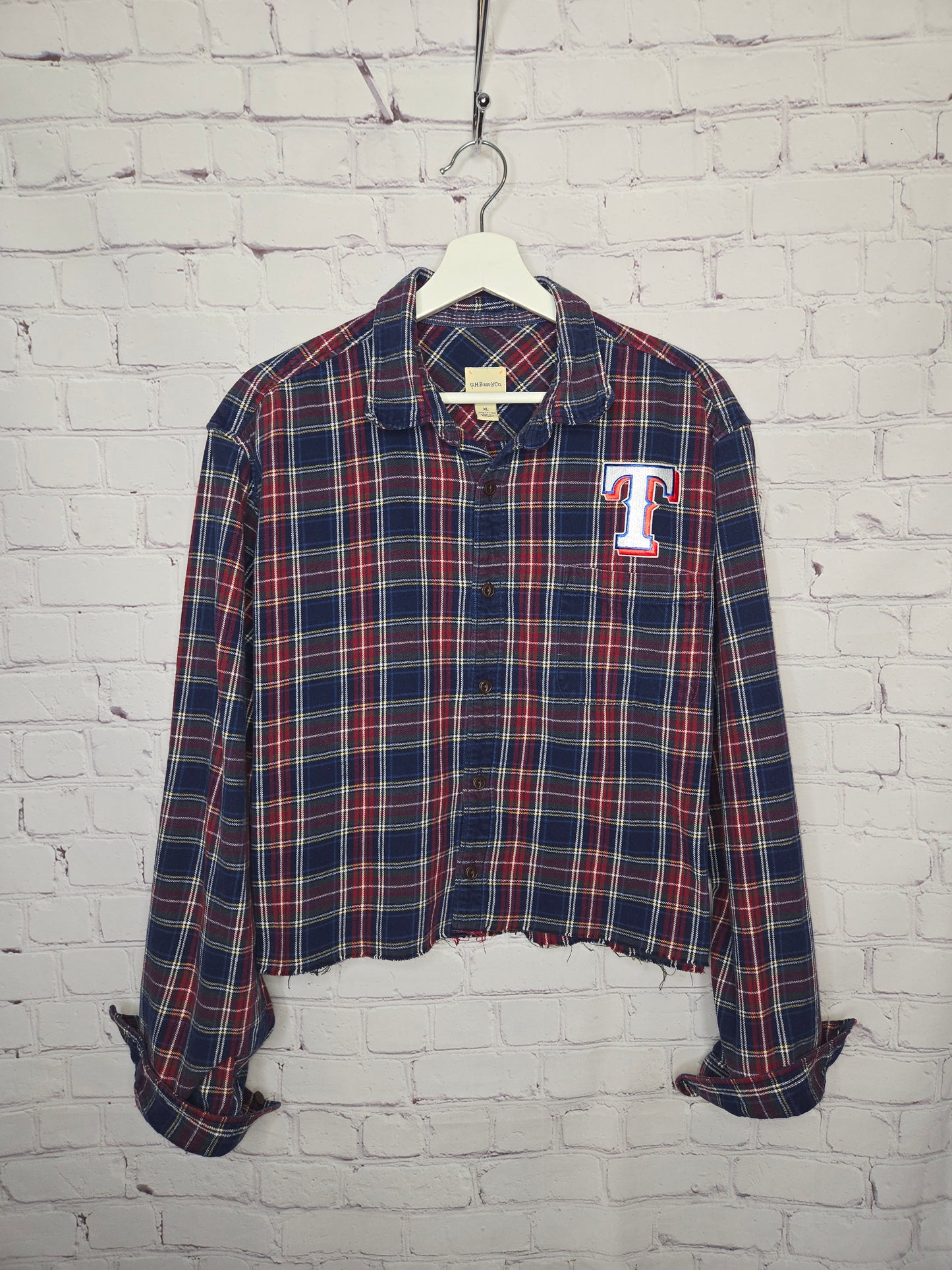 Texas Rangers Crop Flannel