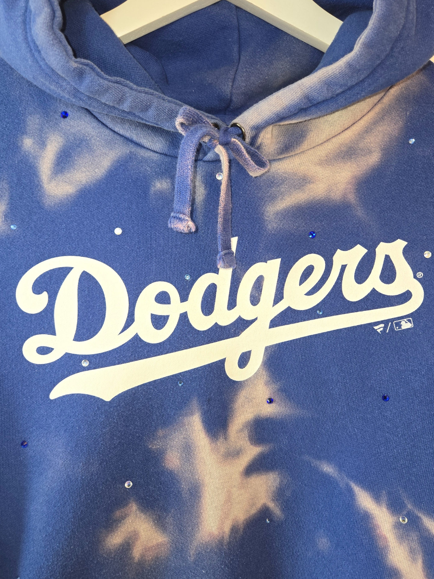 Los Angeles Dodgers Crop Hoodie