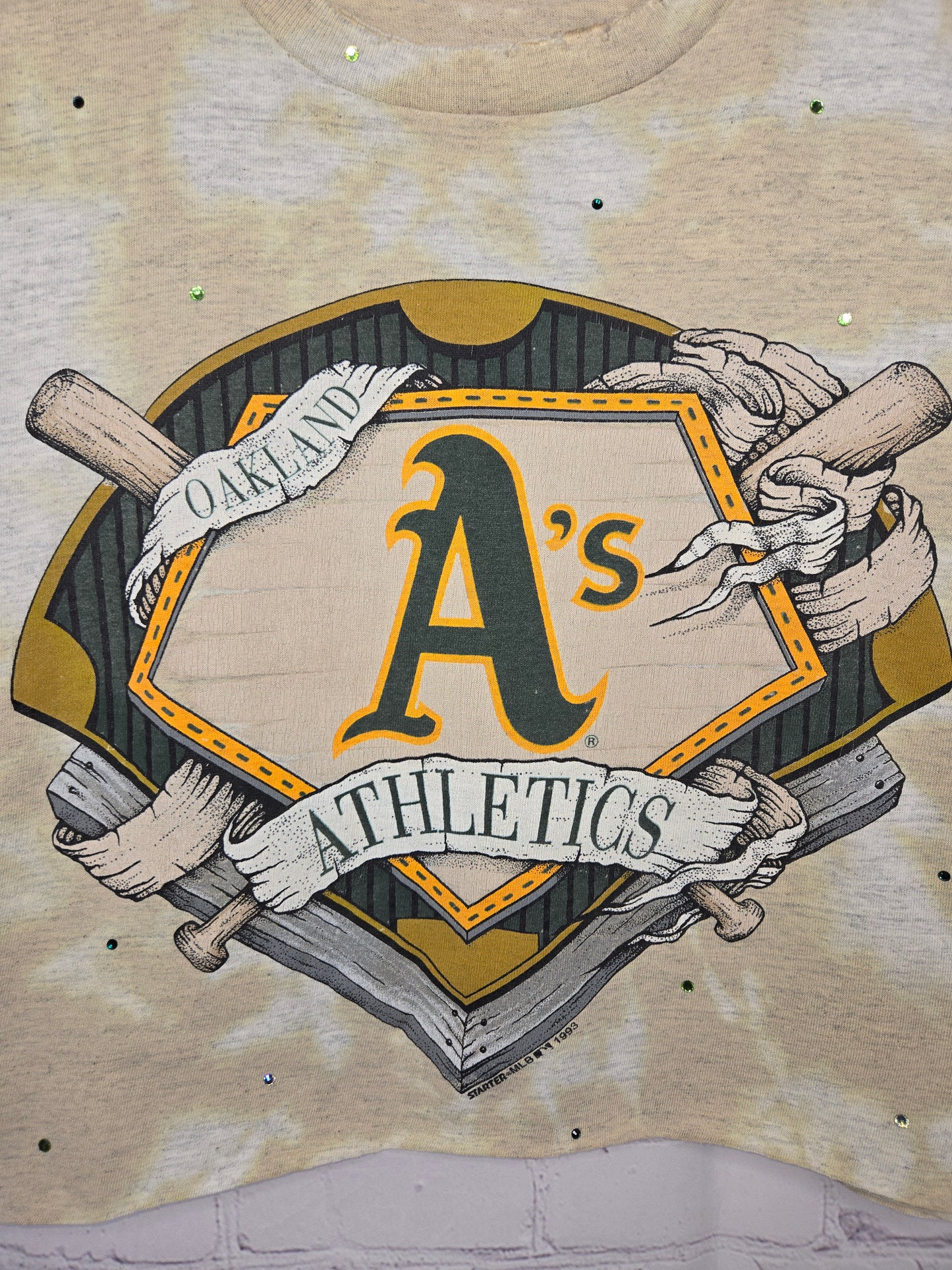 Oakland Athletics Crop Tee