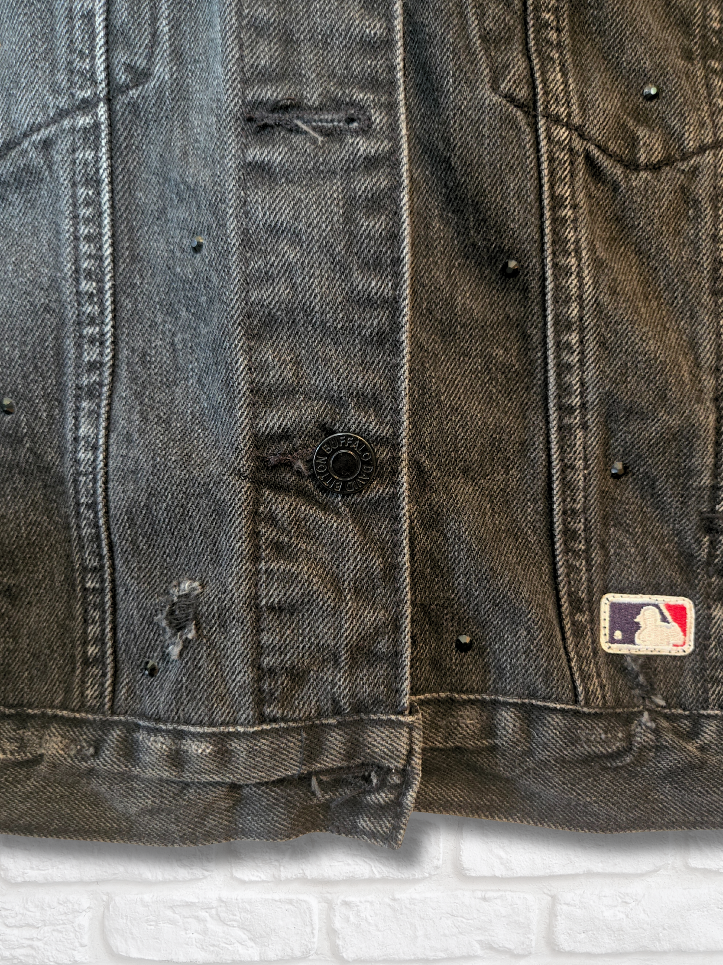 Cincinnati Reds Crop Rhinestone Jacket
