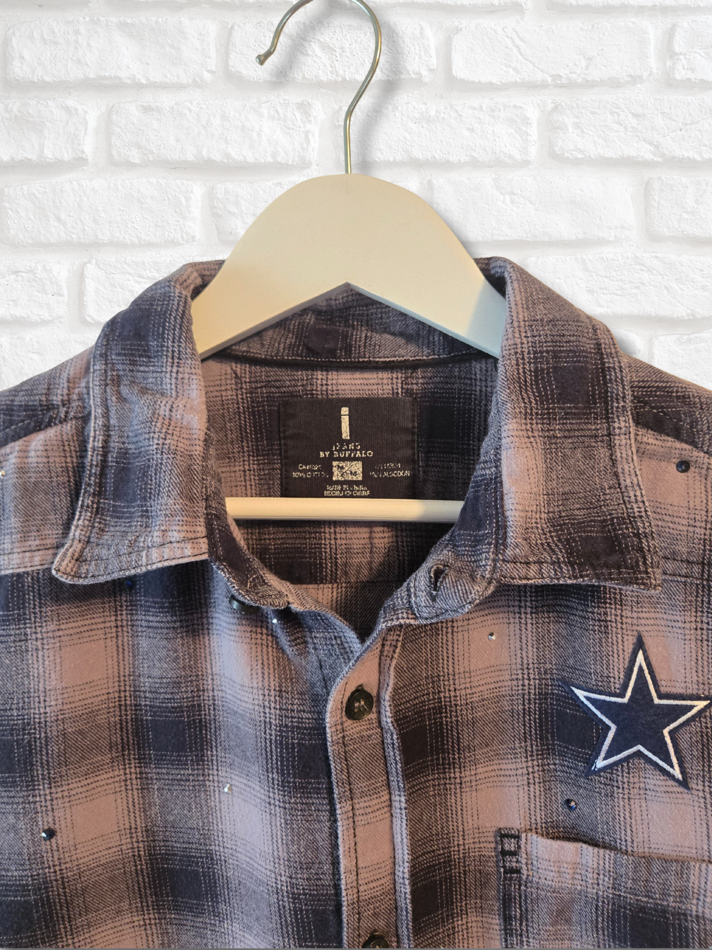 Dallas Cowboys Crop Flannel