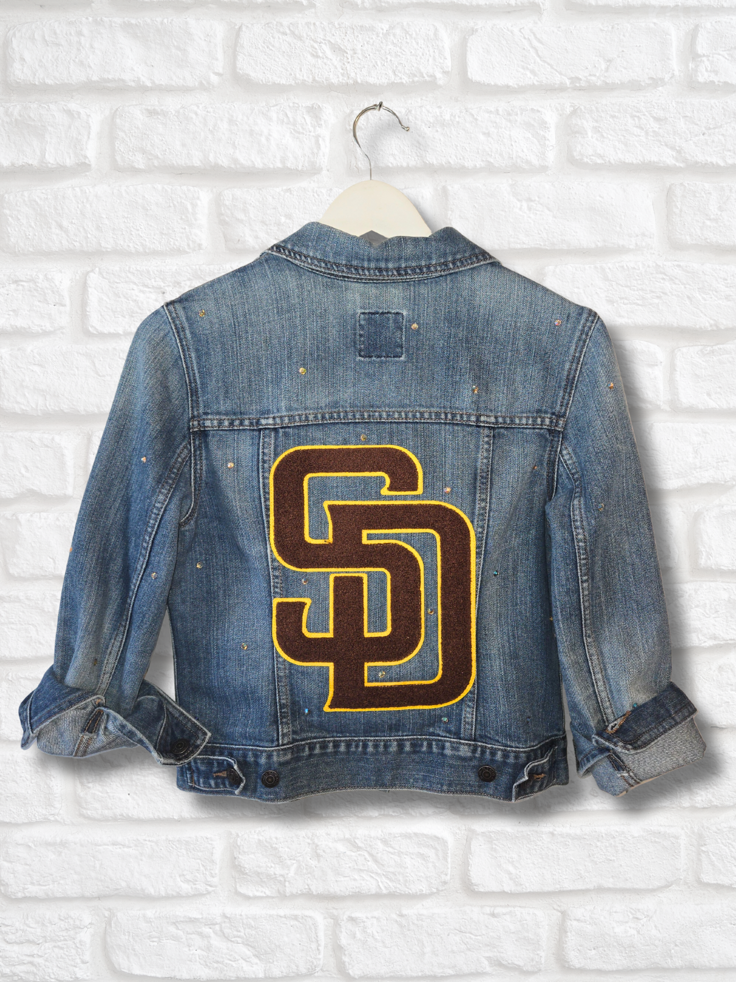 San Diego Padres Rhinestone Denim Jacket