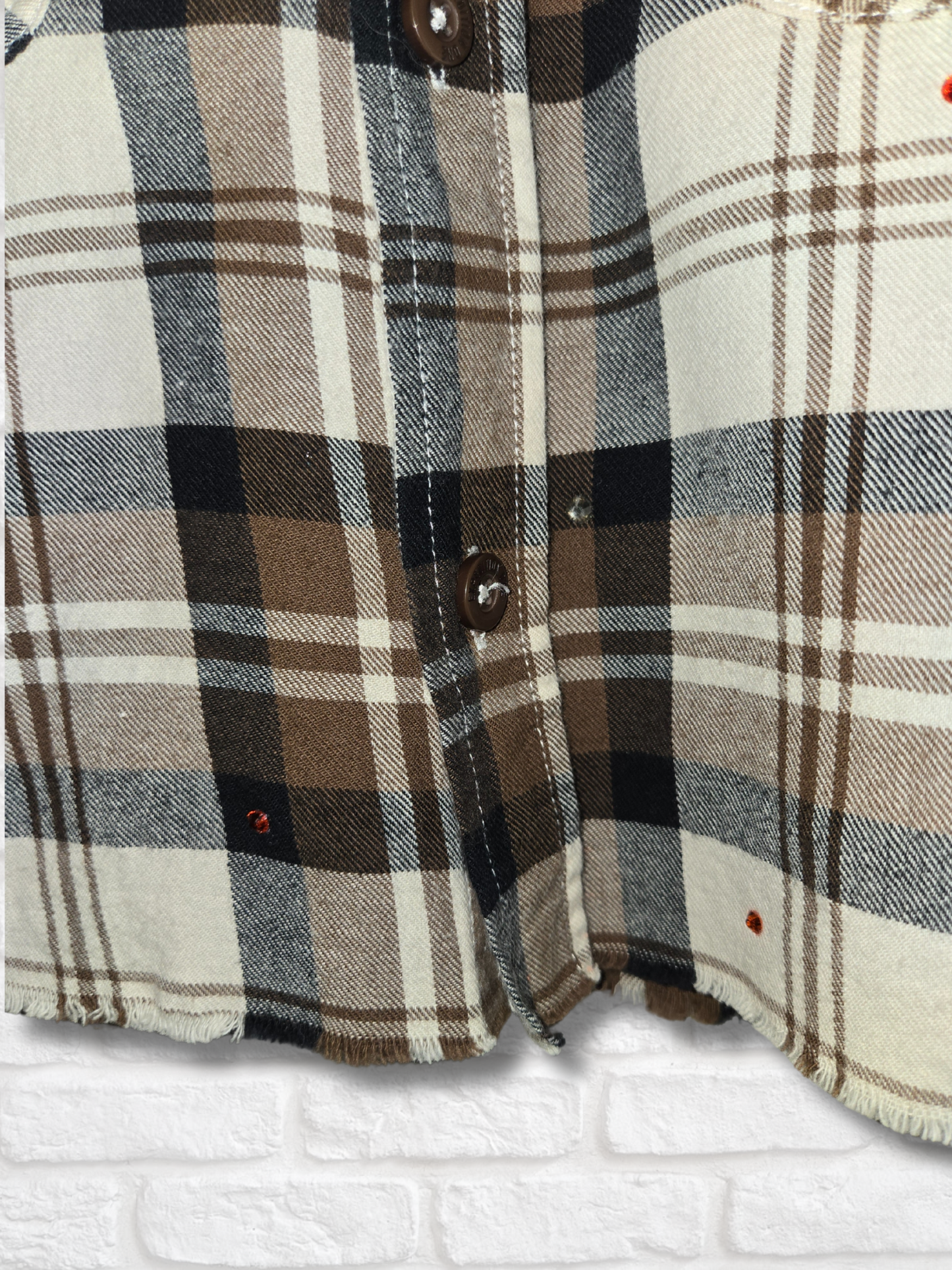 Anaheim Ducks Rhinestone Crop Flannel