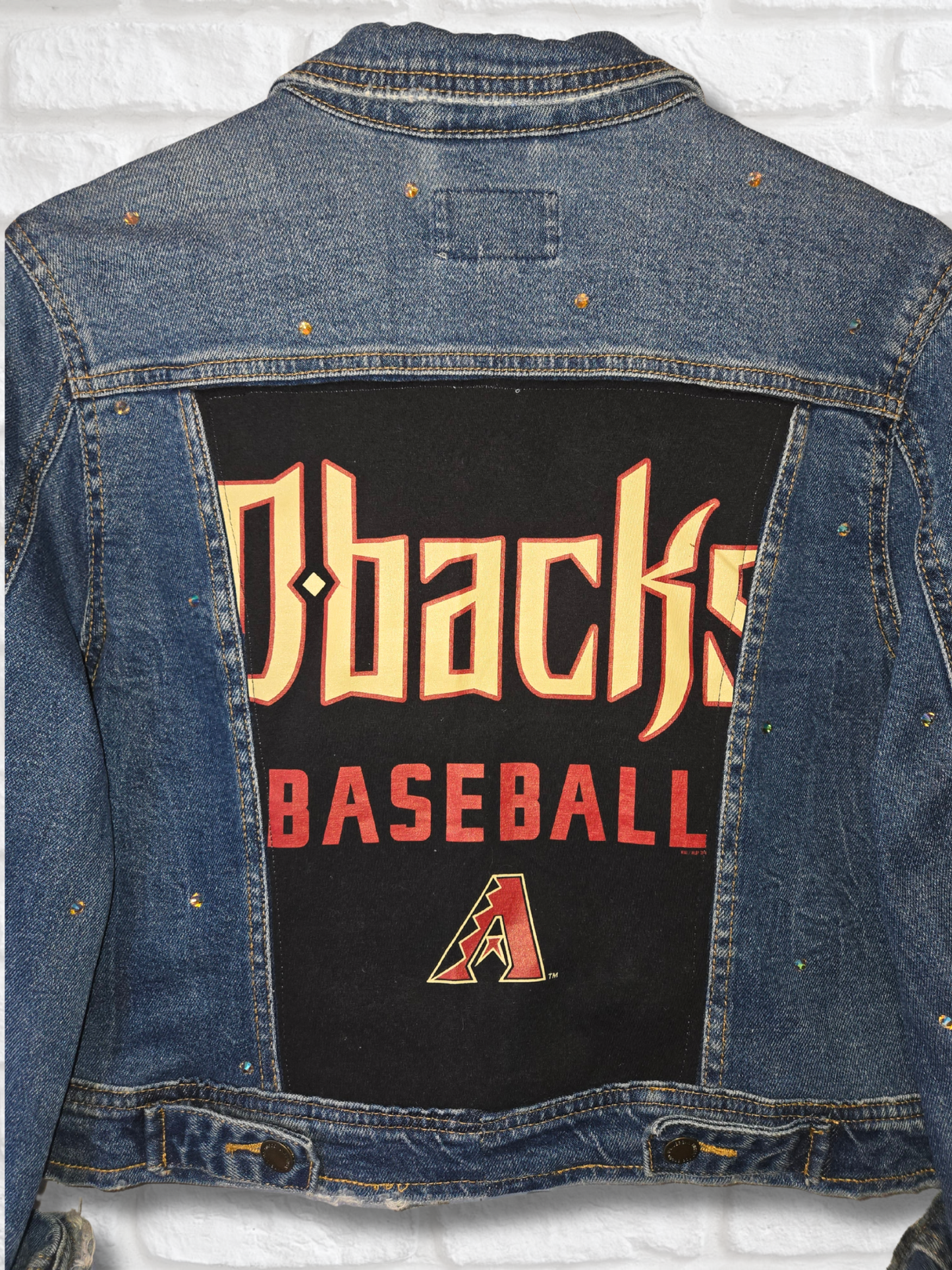 Arizona Diamondbacks Crop Denim Jacket