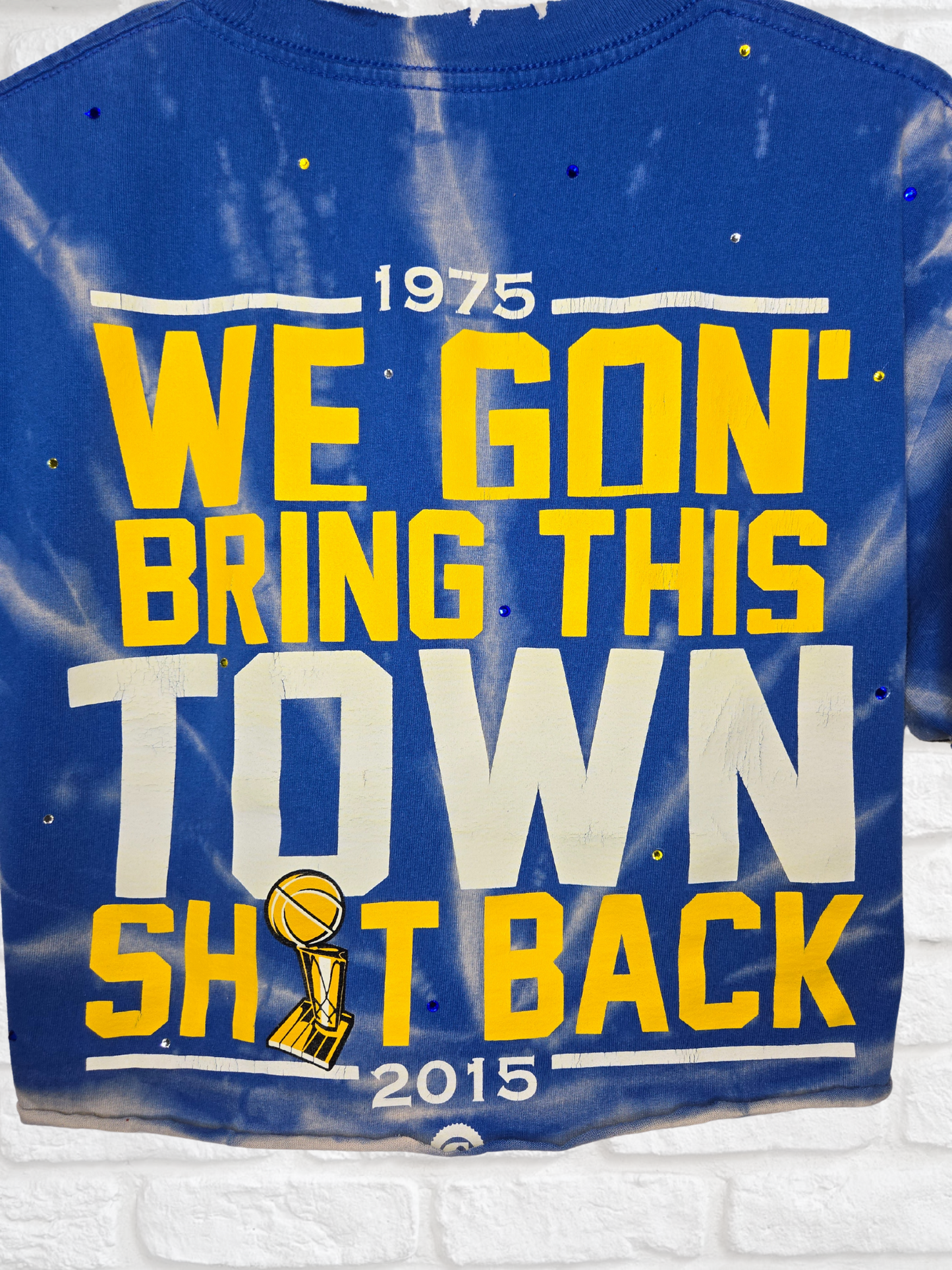 Golden State Warriors Crop Tee