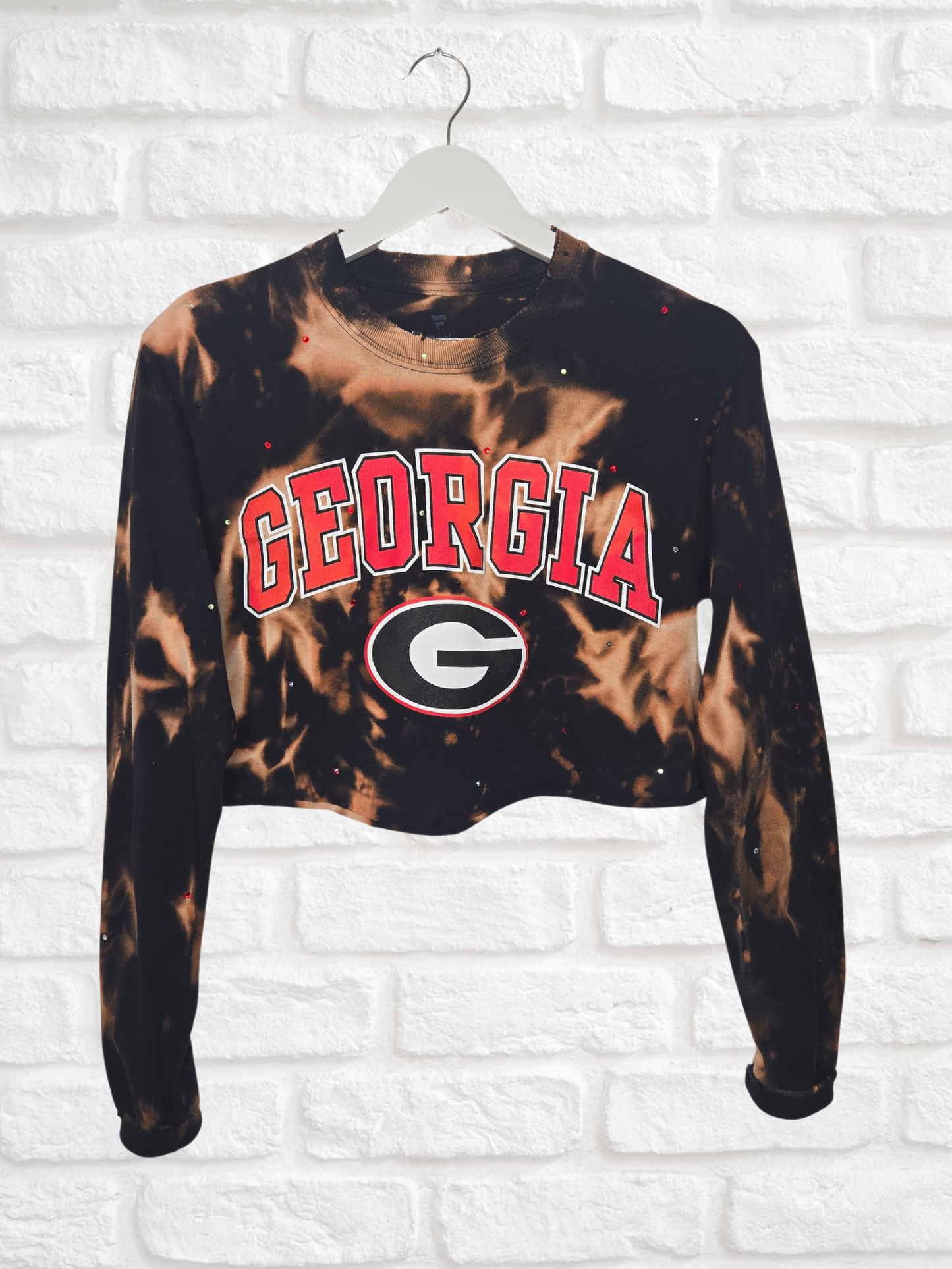 Georgia Bulldogs Crop Tee