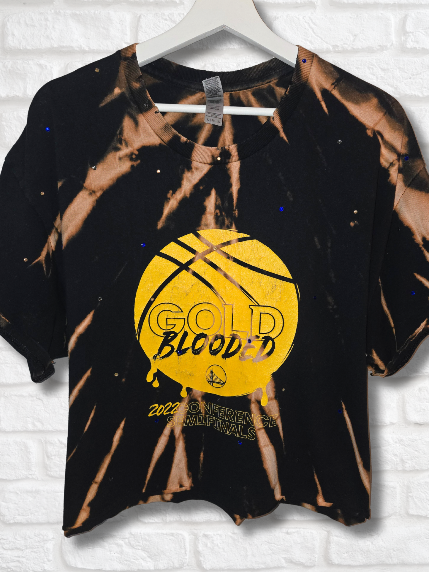 Golden State Warriors Crop Tee