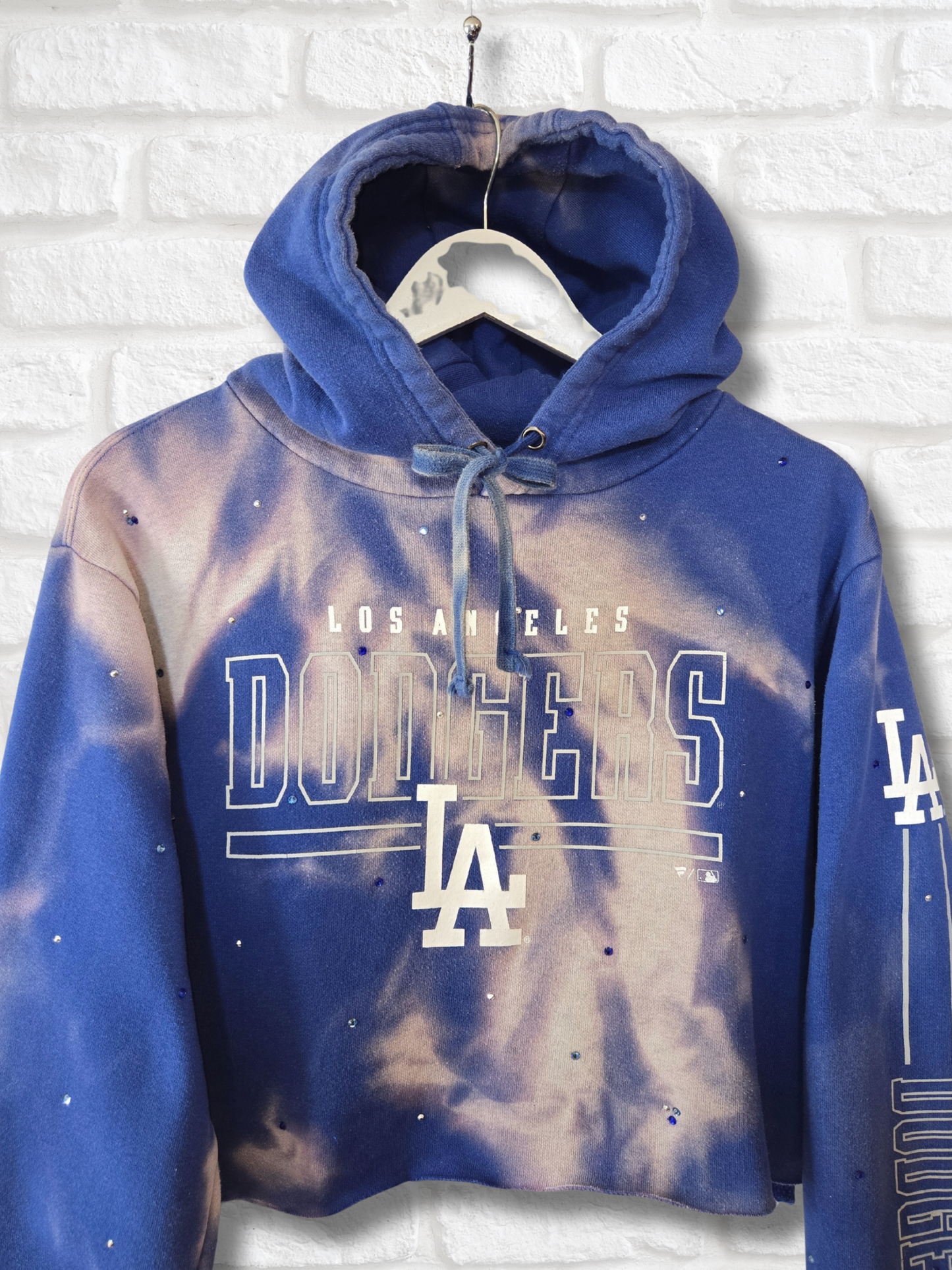 Los Angeles Dodgers Crop Hoodie