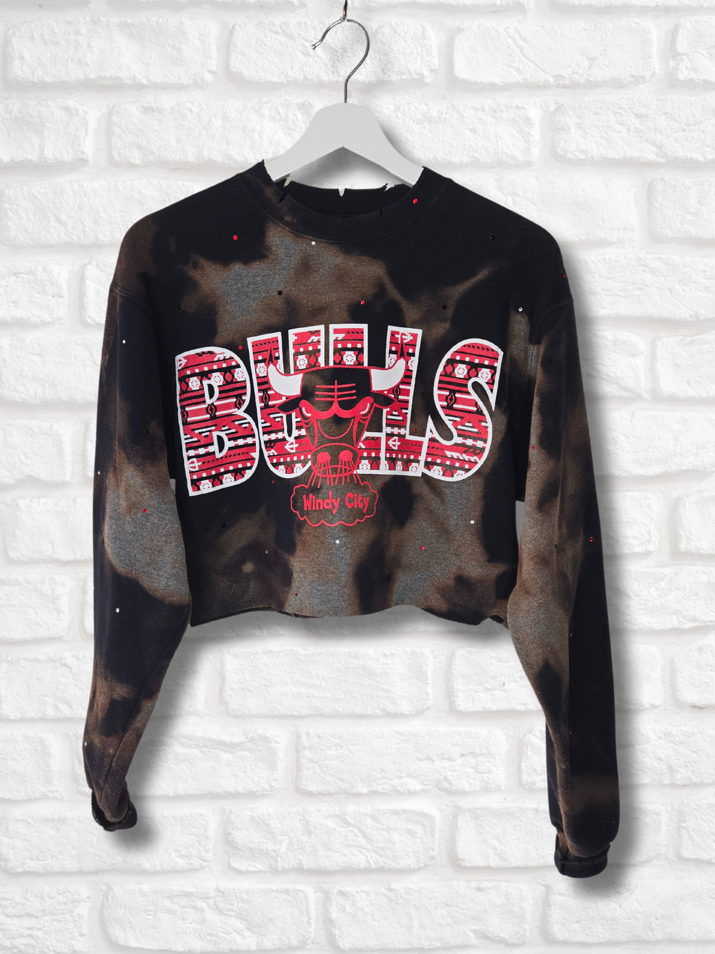 Chicago Bulls Crop Sweatshirt