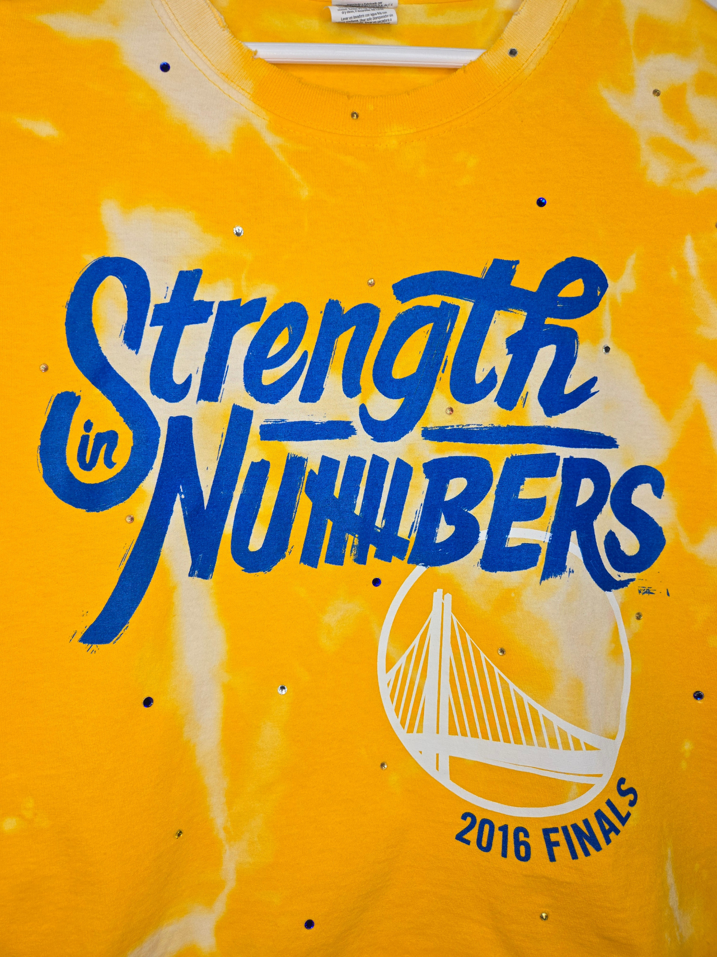 Golden State Warriors Crop Tee