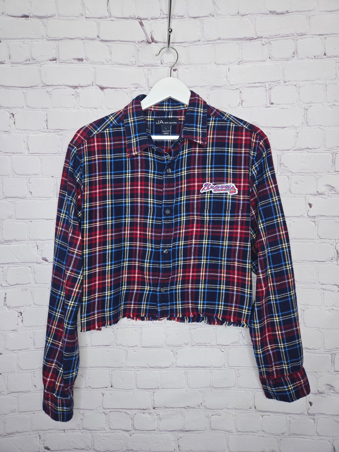 Atlanta Braves Crop Flannel