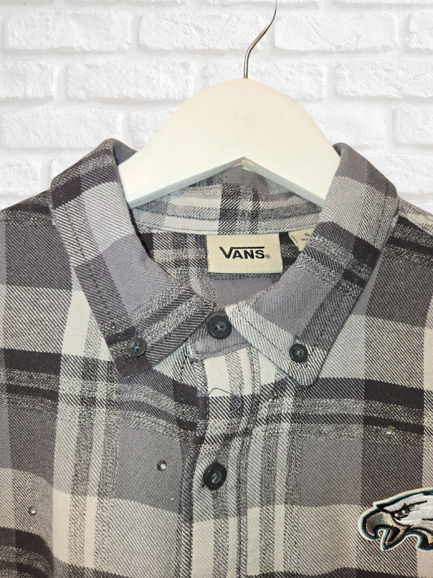 Philadelphia Eagles Crop Flannel
