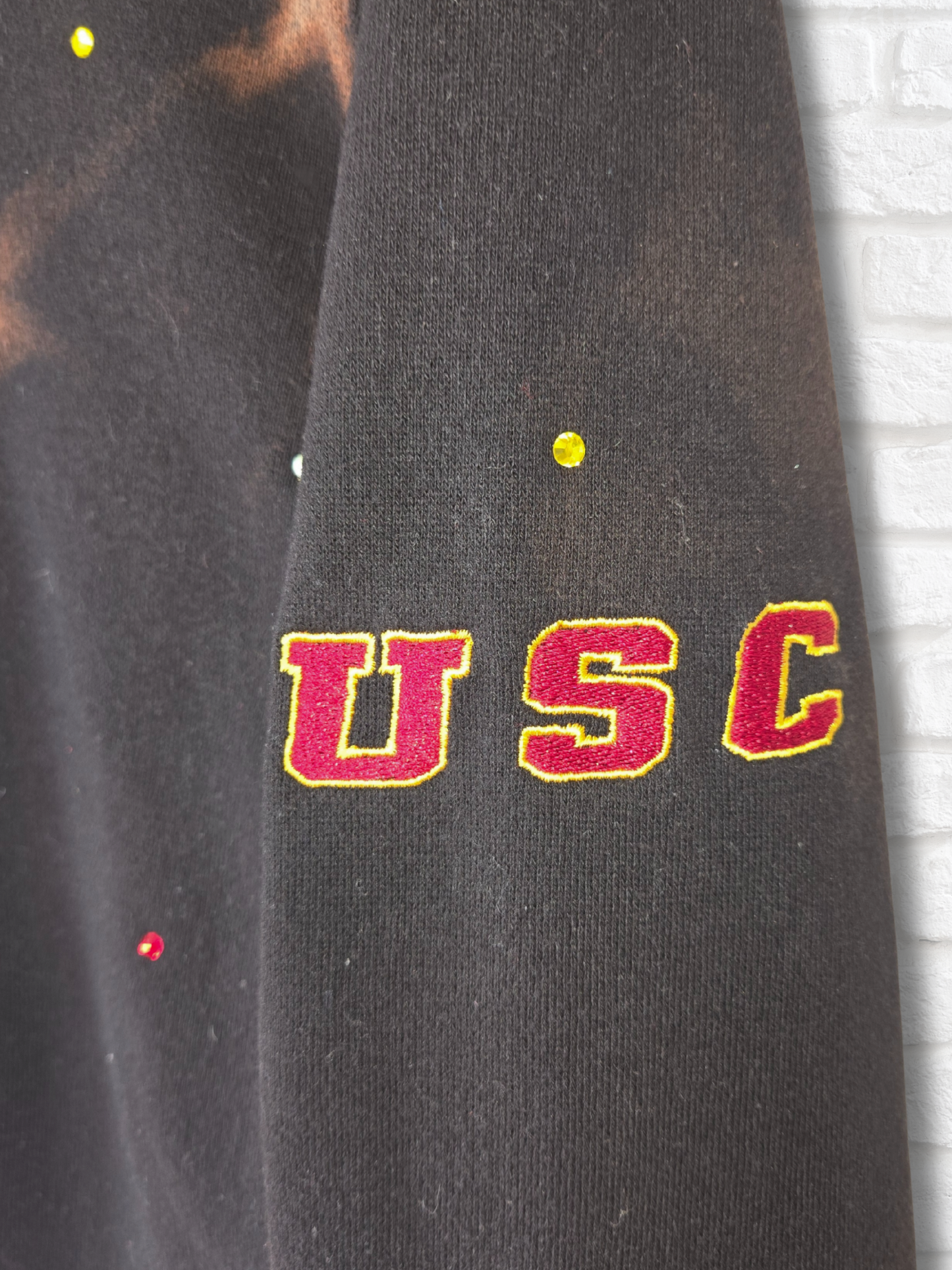 USC Trojans Crop Hoodie