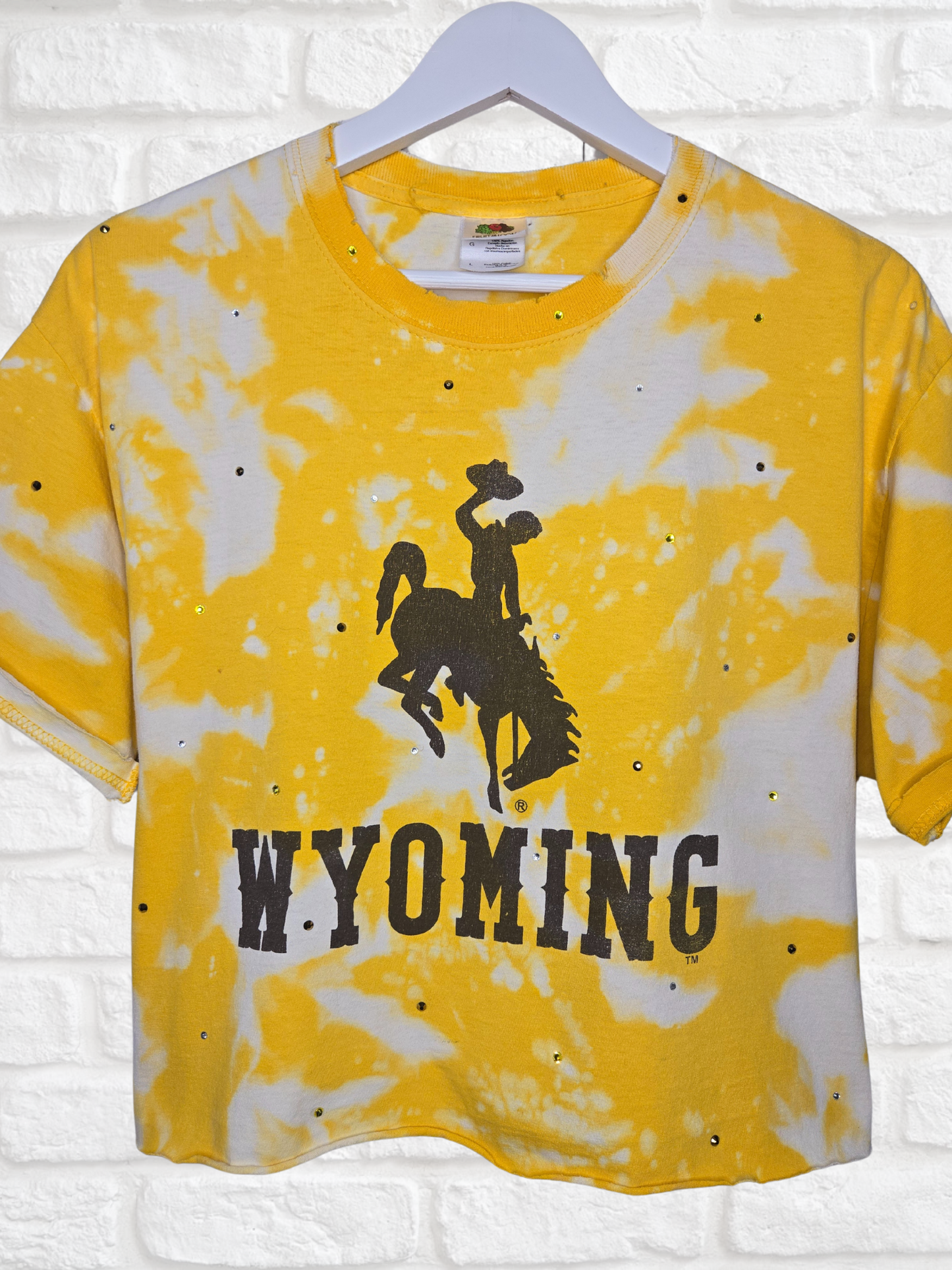 Wyoming Cowboys Crop Tee