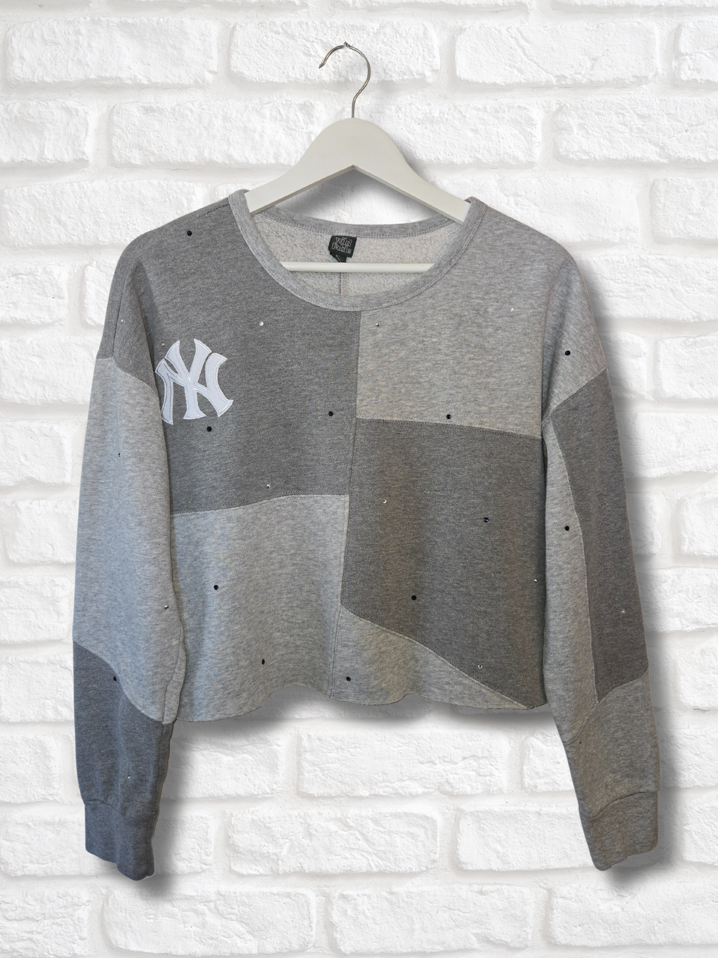 New York Yankees Crop Sweatshirt