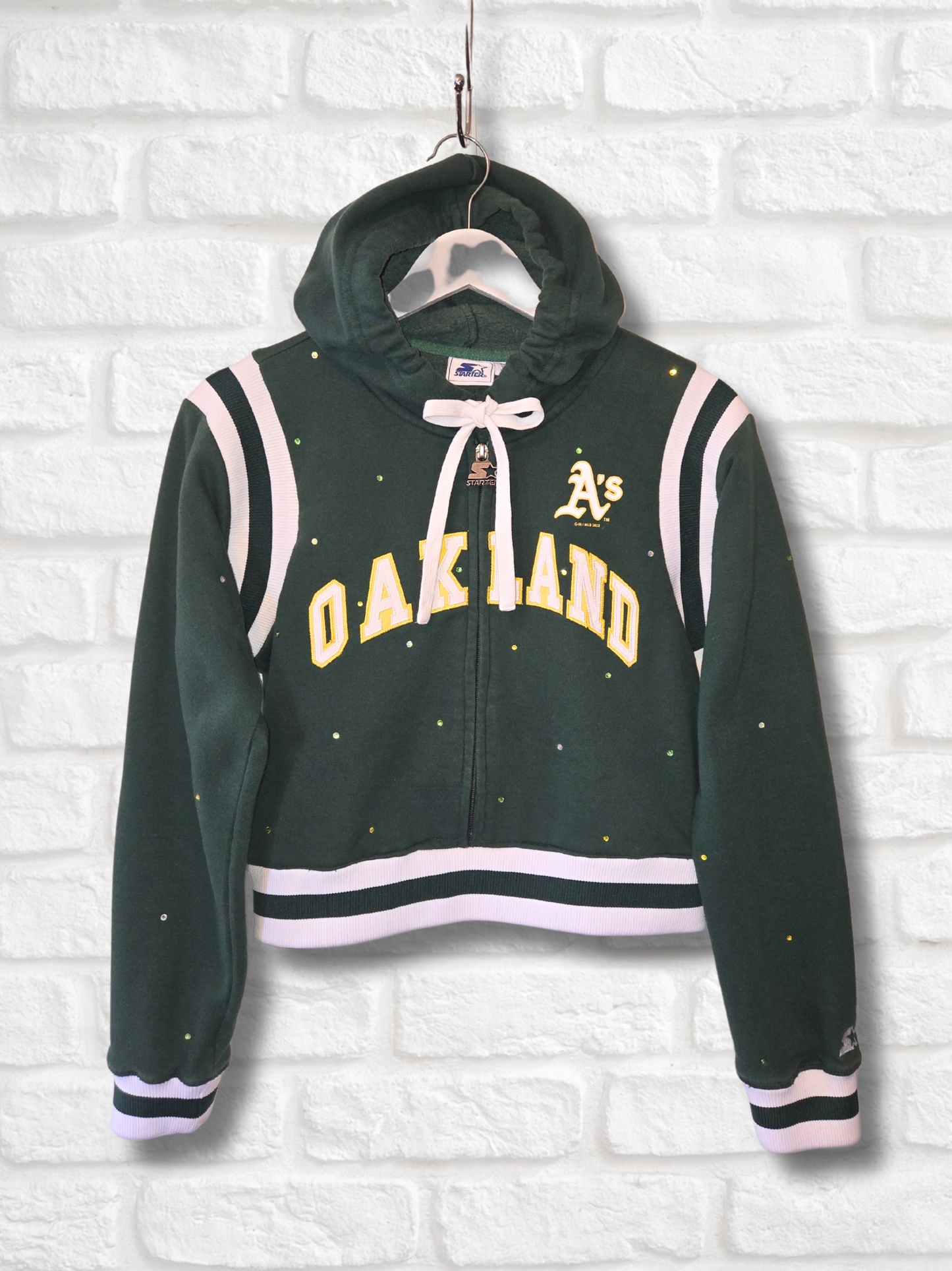 Athletics Crop Pullover Hoodie