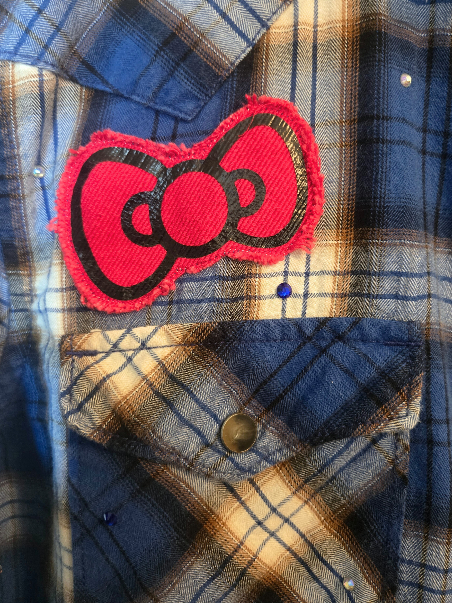 Los Angeles Dodgers HK Crop Flannel