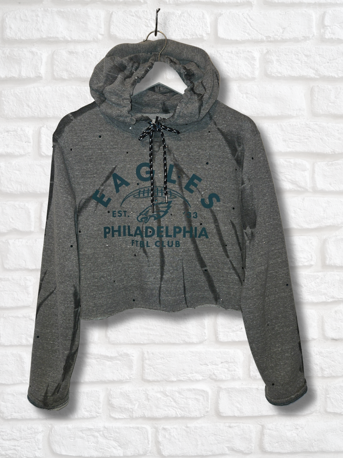 Philadelphia Eagles Crop Hoodie