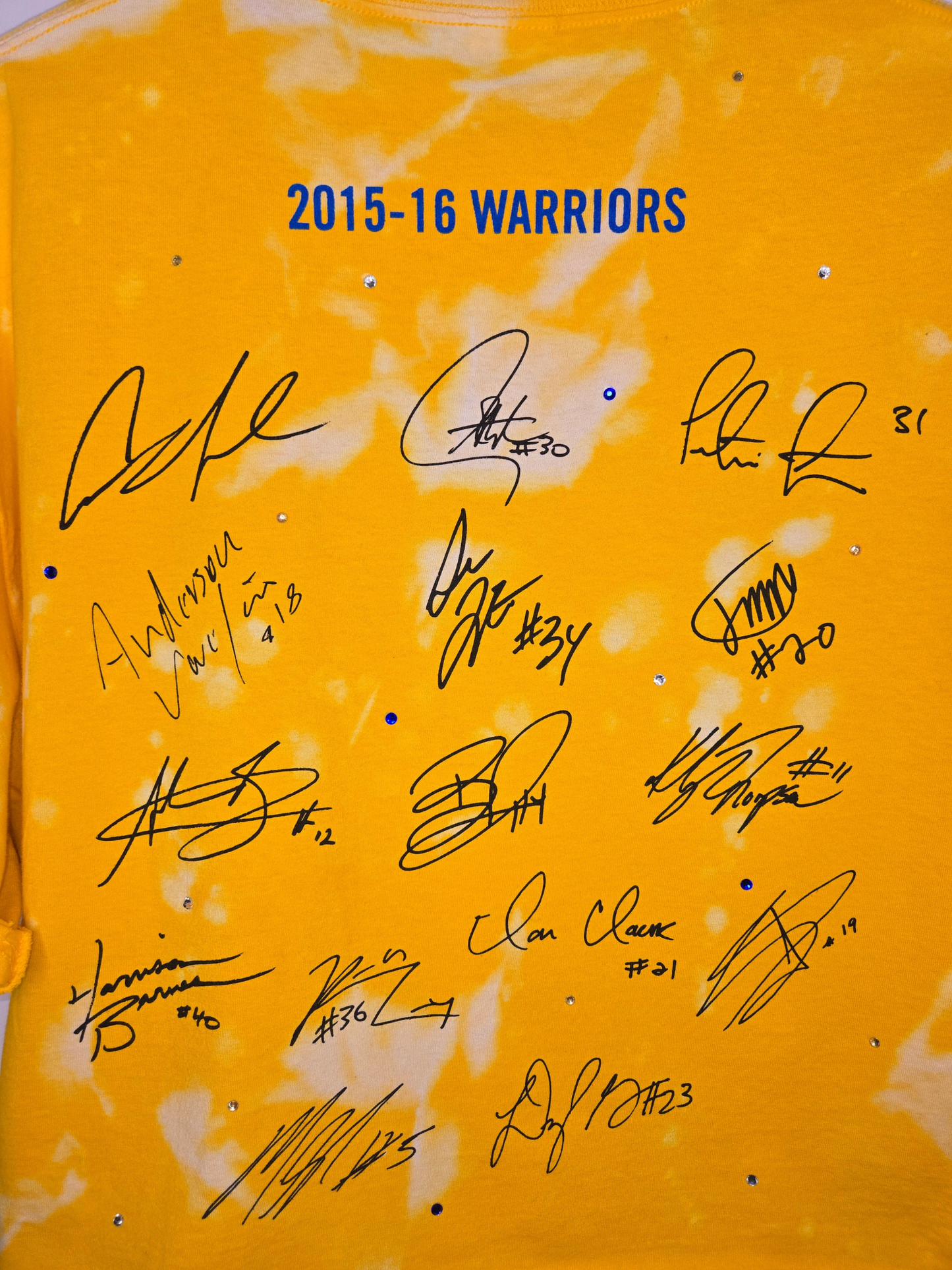 Golden State Warriors Crop Tee