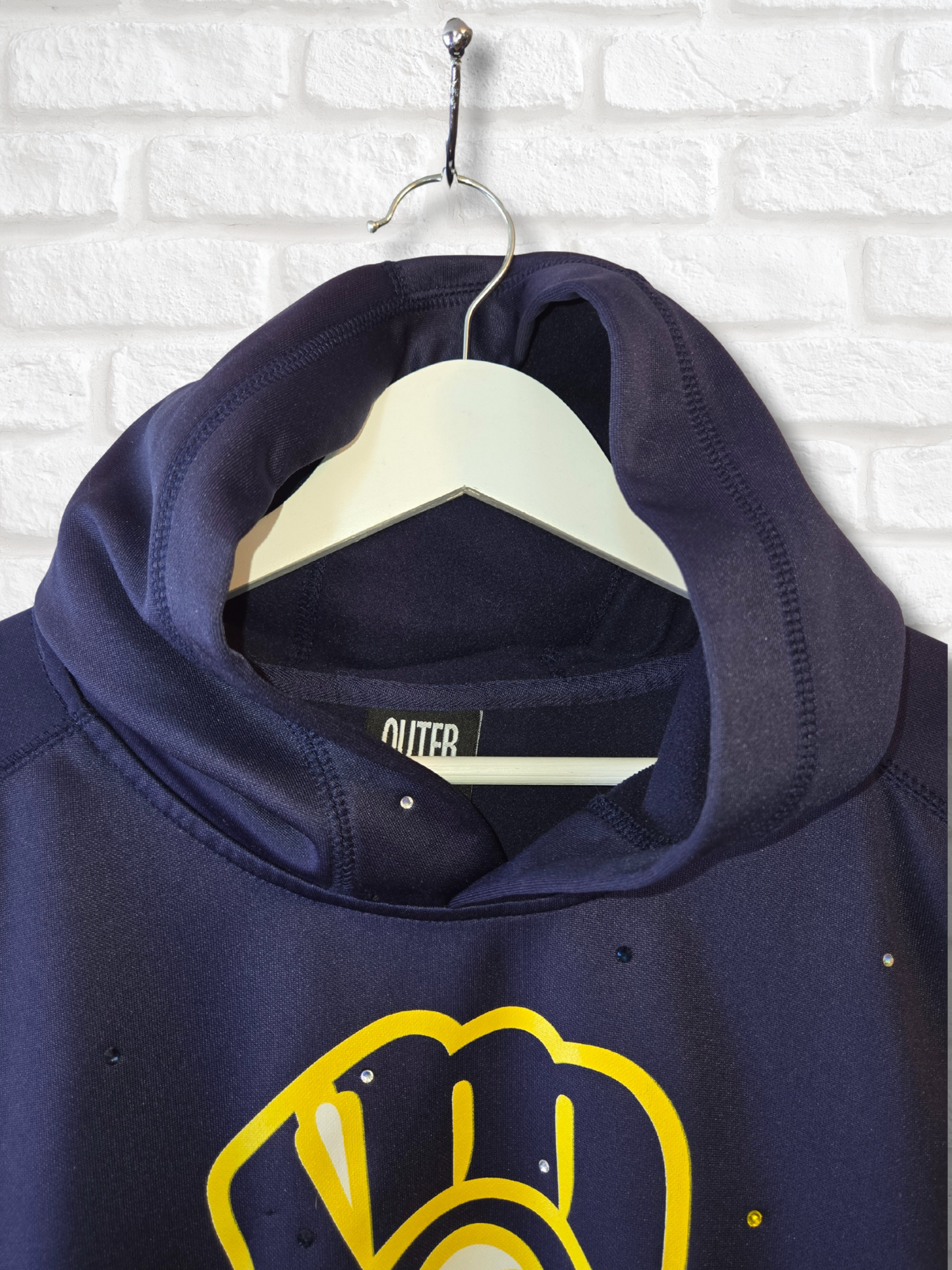 Milwaukee Brewers Crop Hoodie