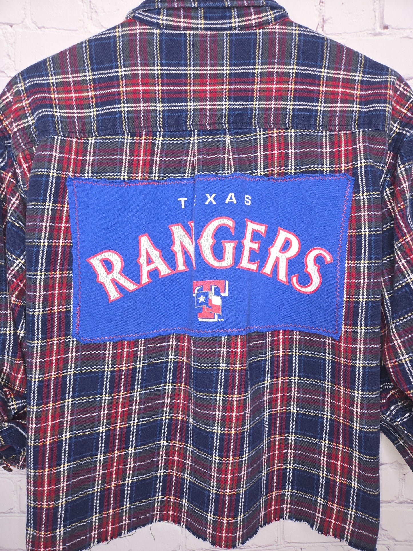 Texas Rangers Crop Flannel