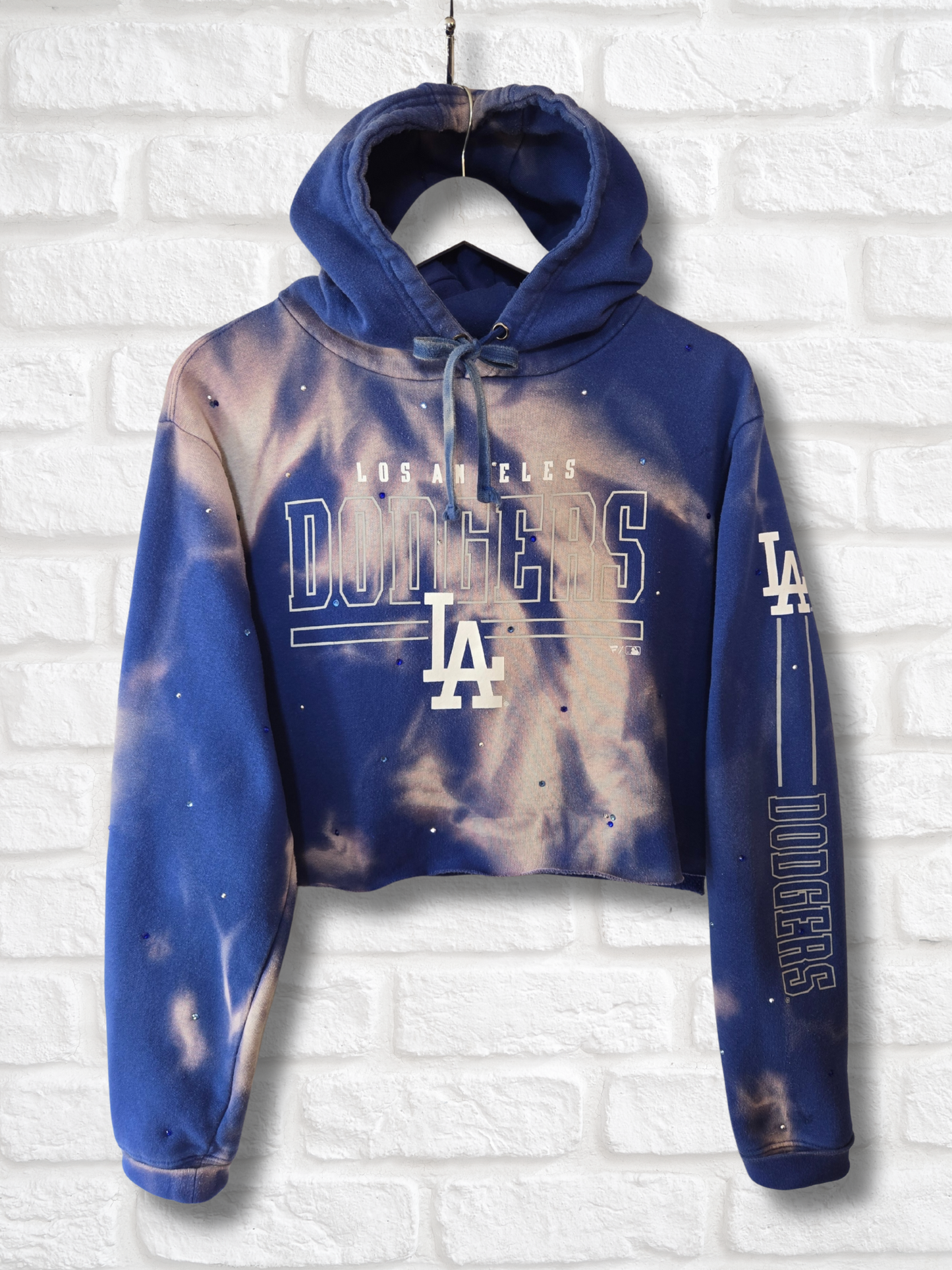 Los Angeles Dodgers Crop Hoodie
