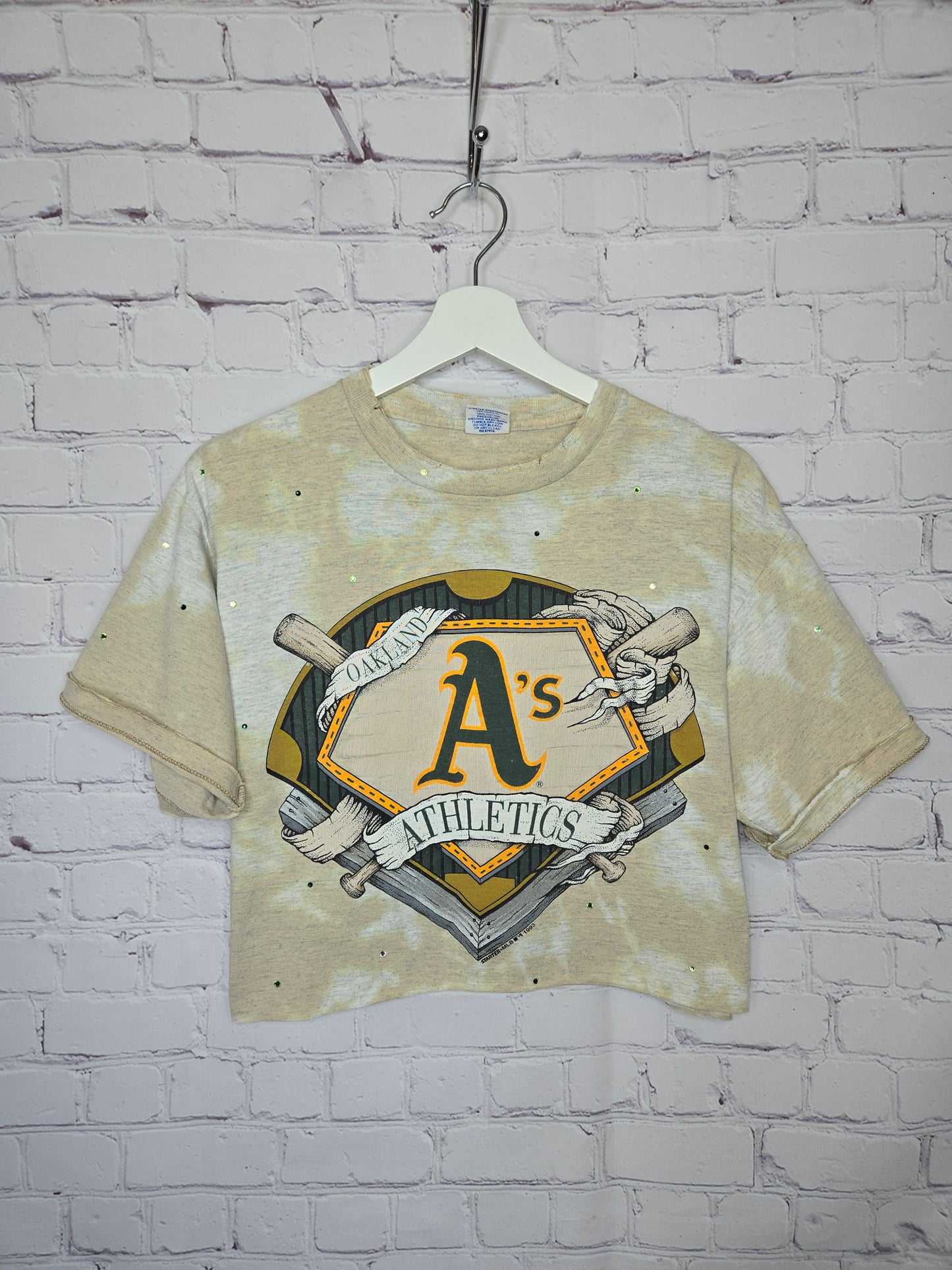 Oakland Athletics Crop Tee