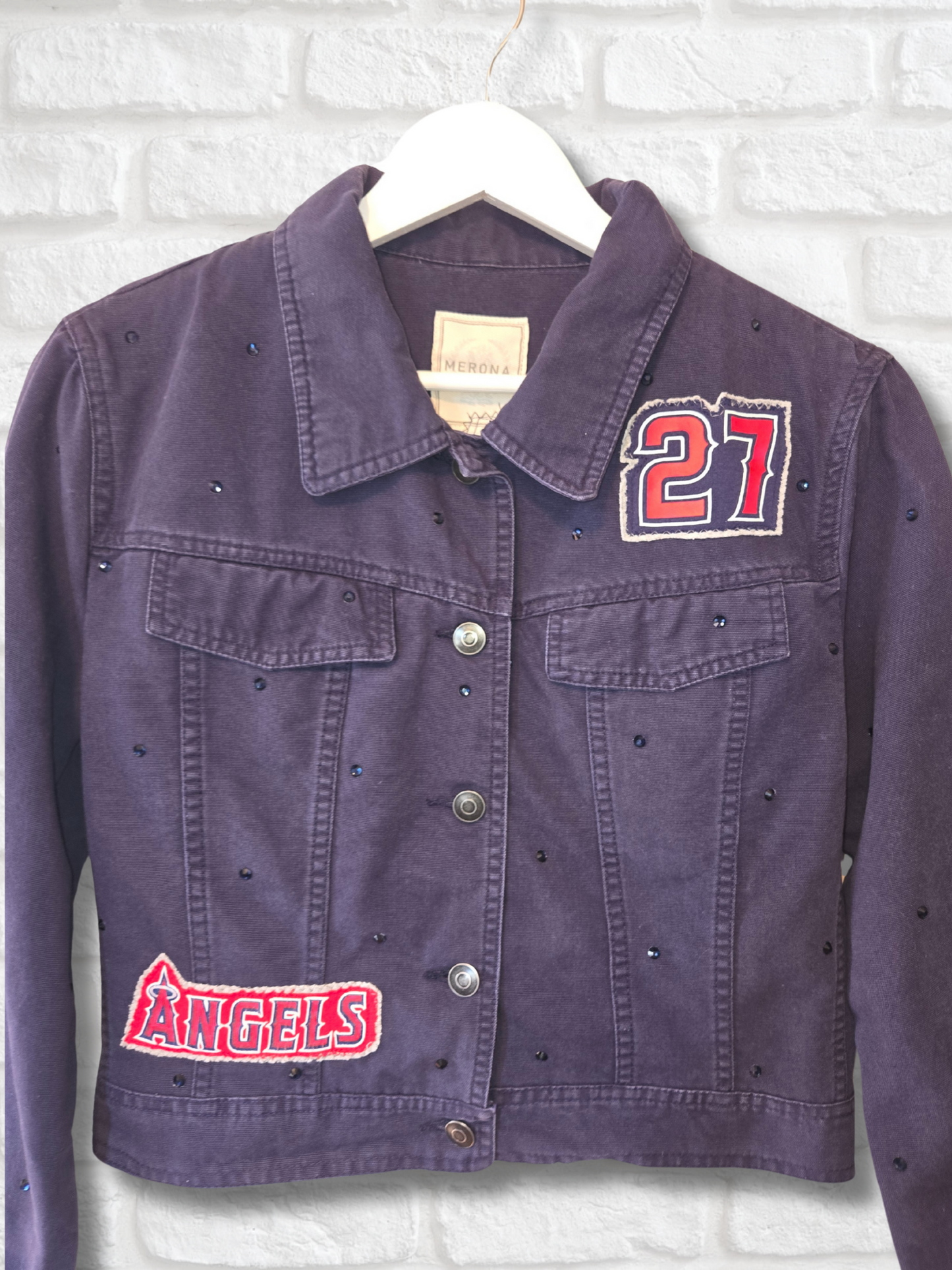 Los Angeles Angels Crop Jacket