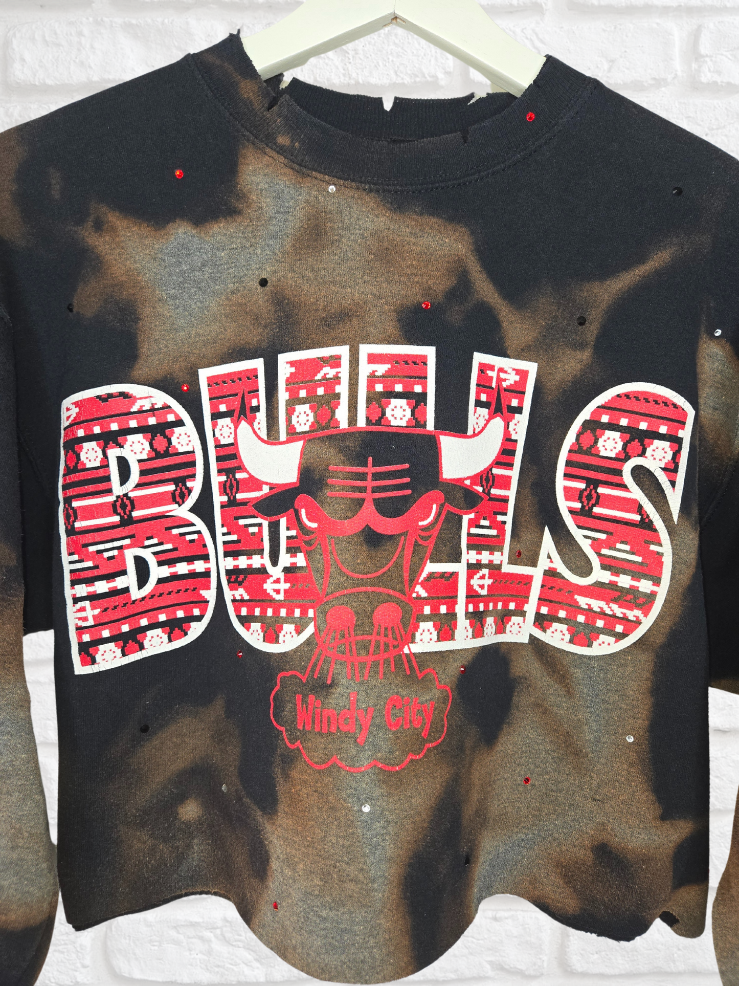 Chicago Bulls Crop Sweatshirt