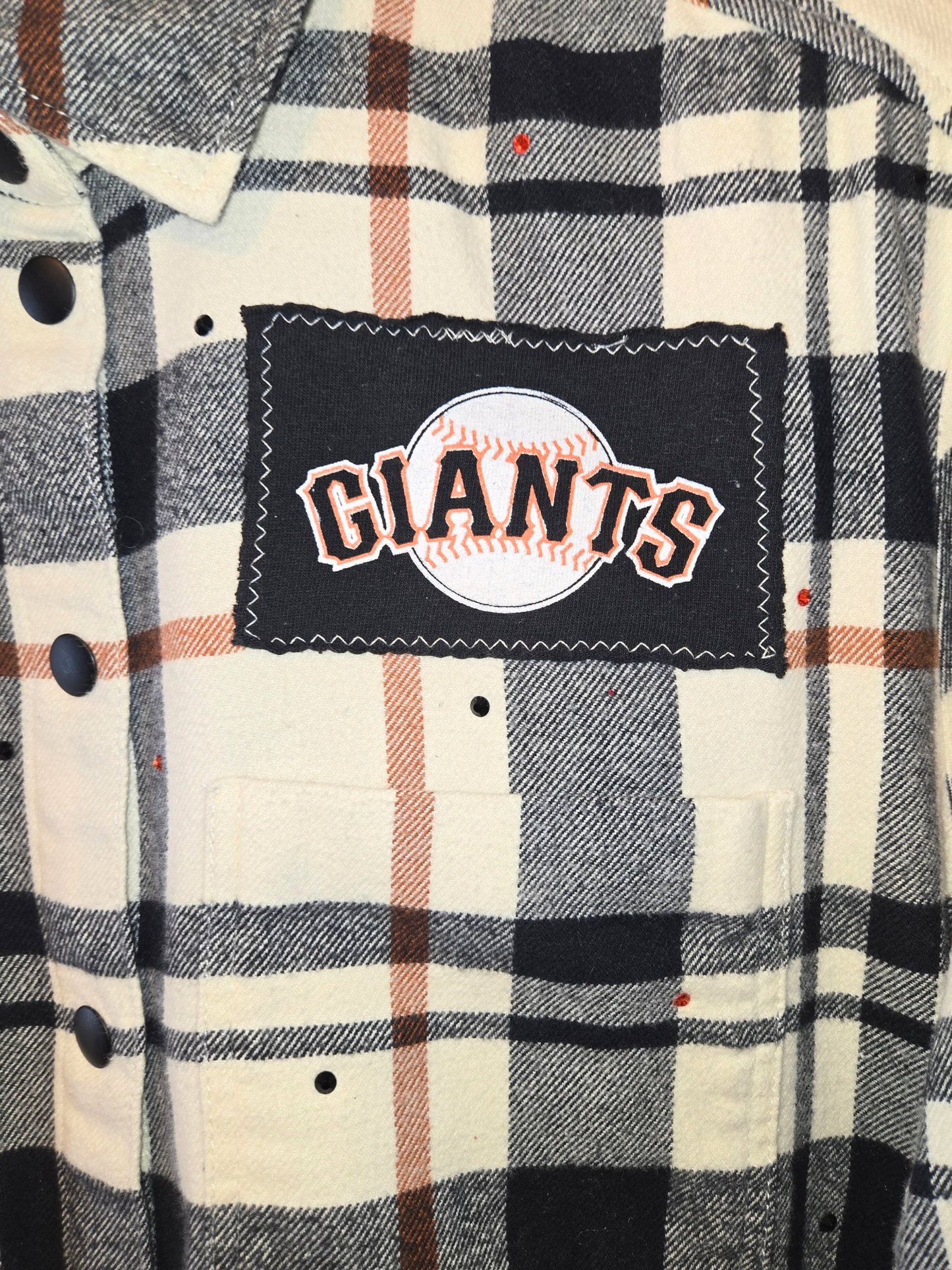San Francisco Giants Crop Flannel