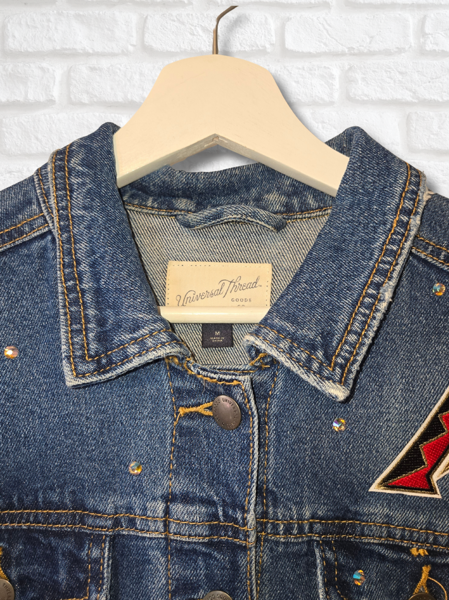 Arizona Diamondbacks Crop Denim Jacket
