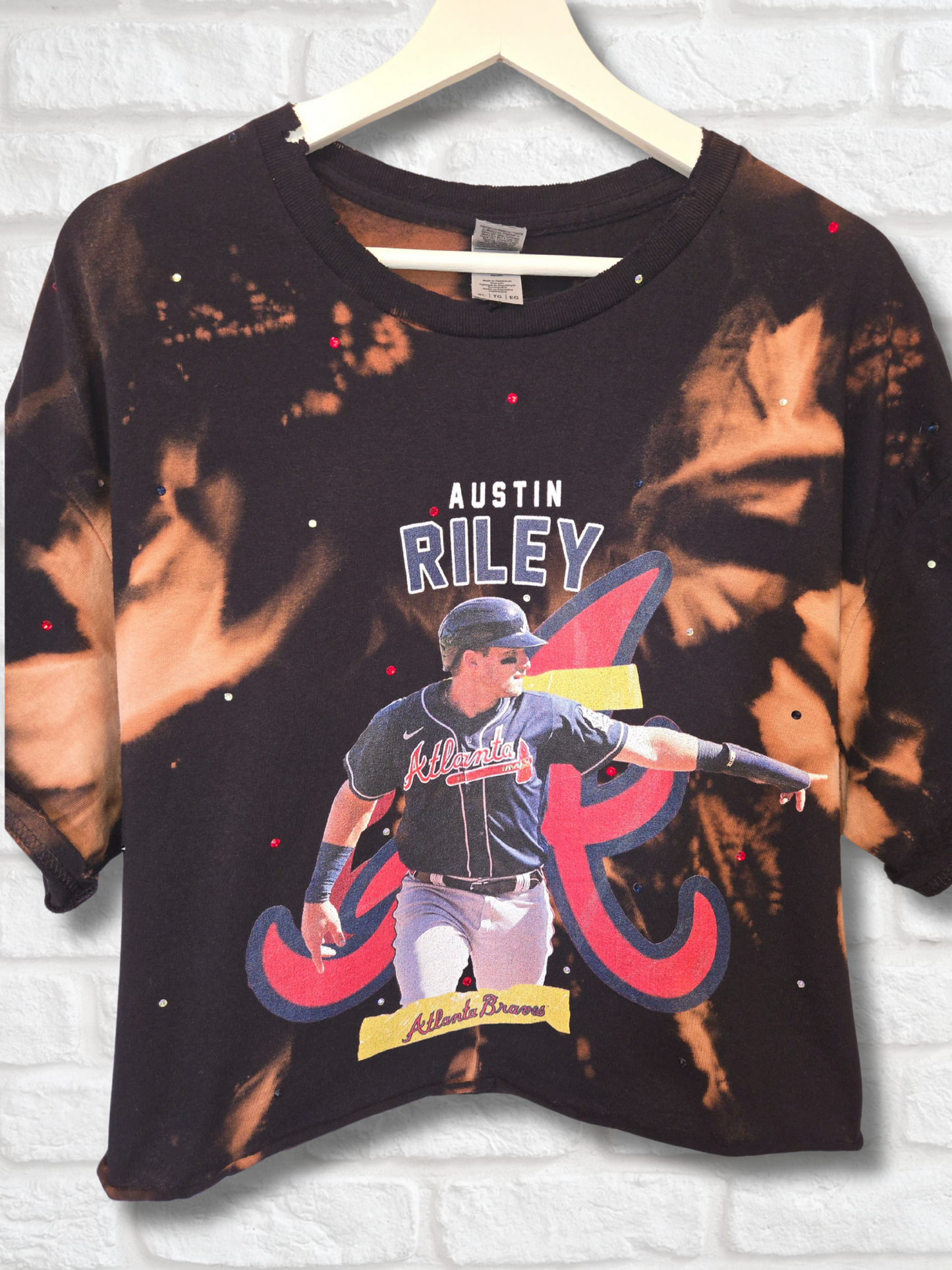 Atlanta Braves Crop Tee