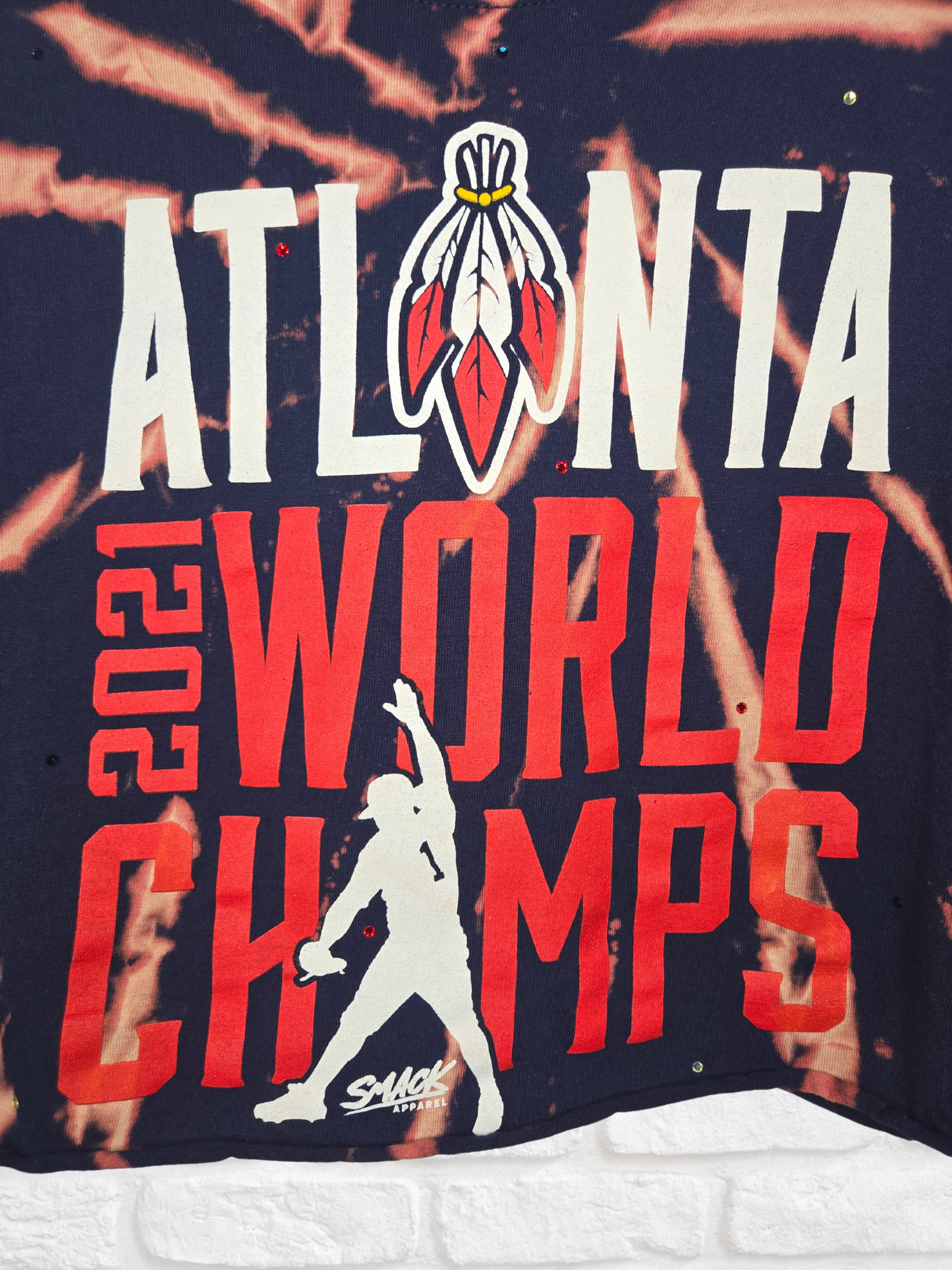 Atlanta Braves Crop Tee