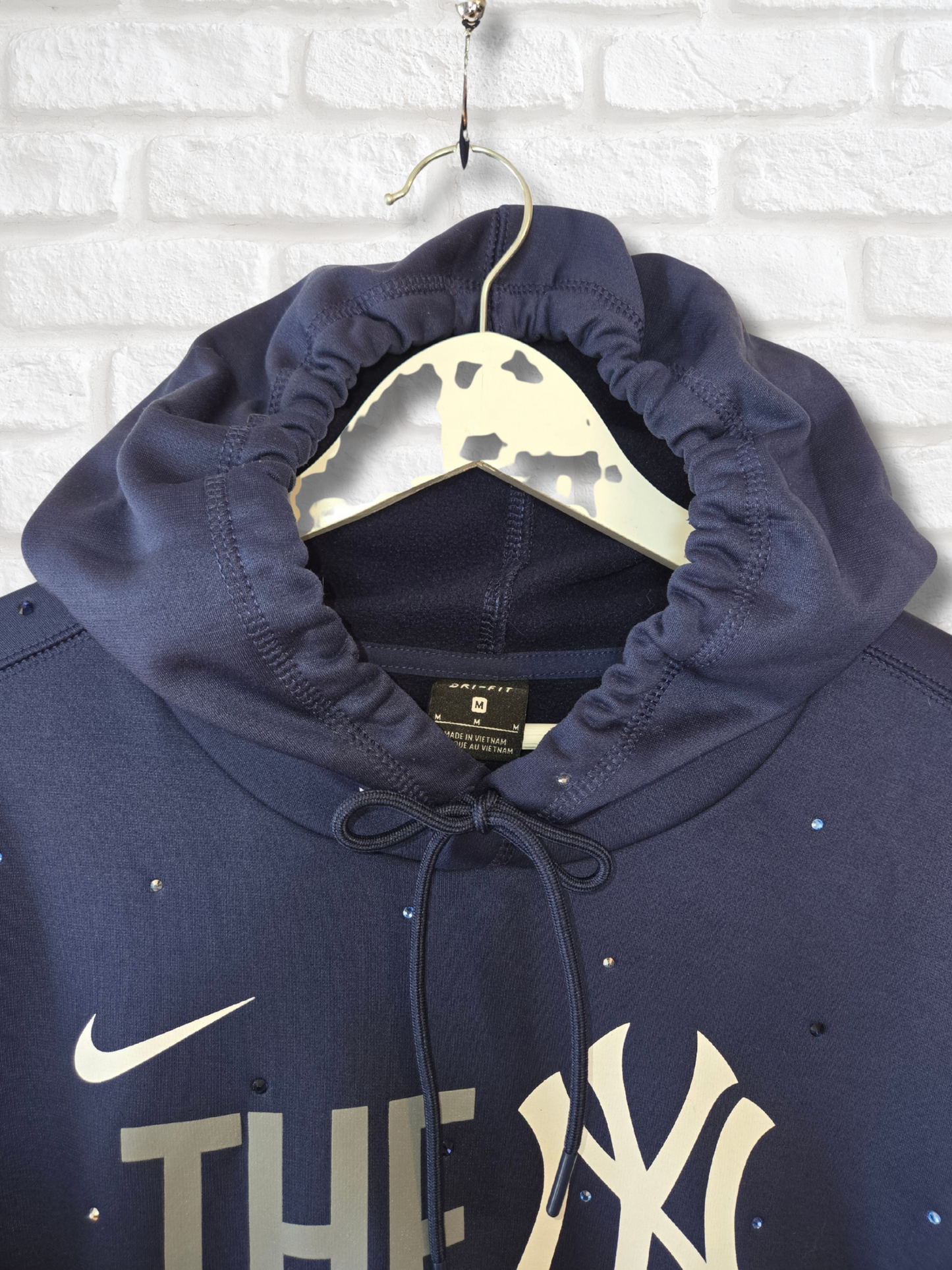 New York Yankees Crop Hoodie