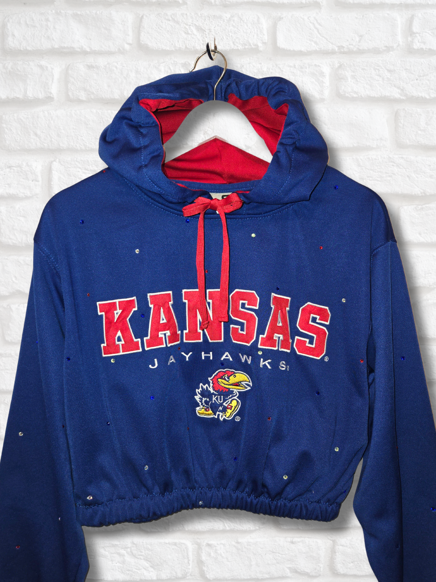 Kansas City Jayhawks Crop Hoodie