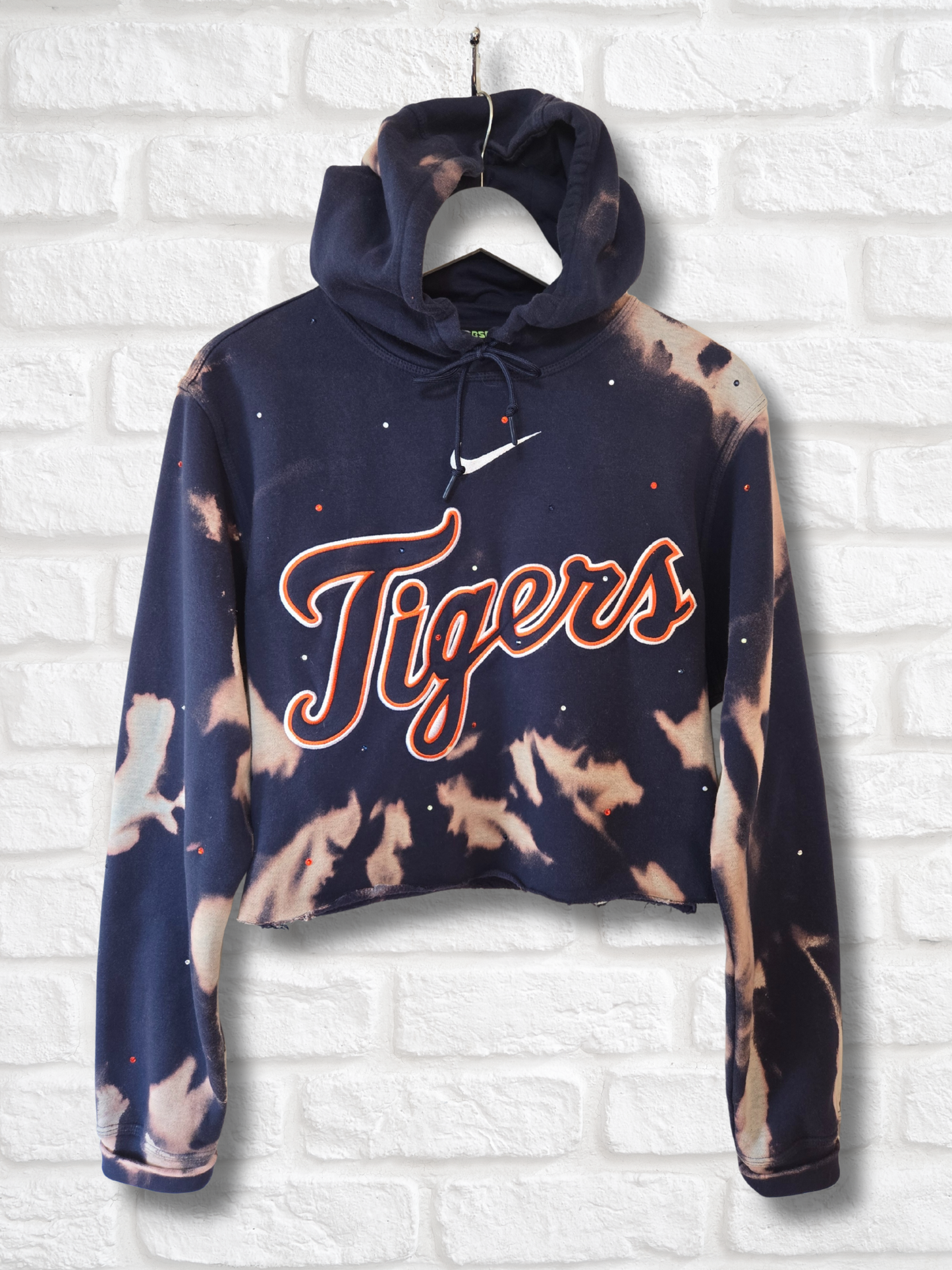 Detroit Tigers Crop Hoodie