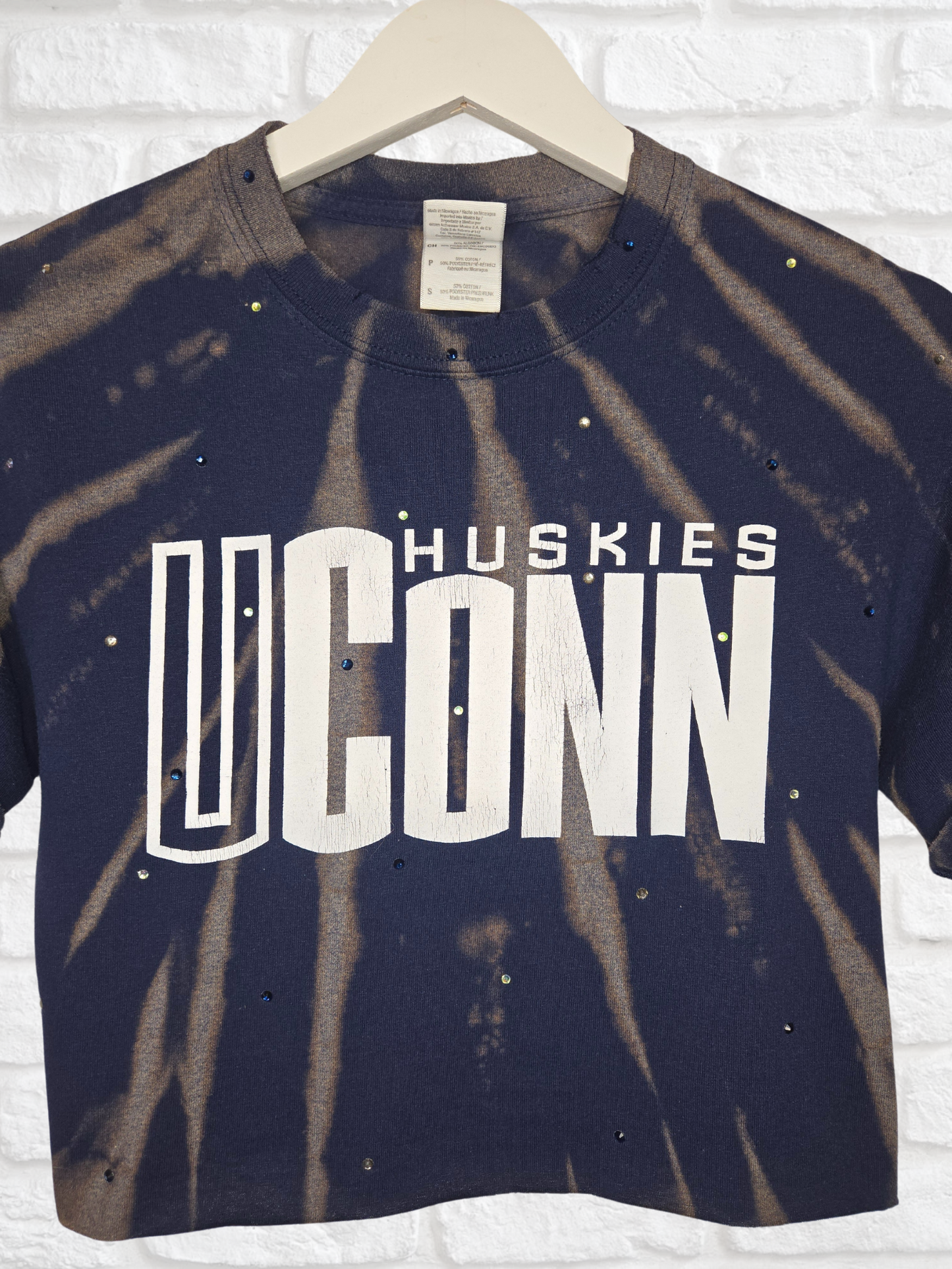 UConn Huskies Crop Tee