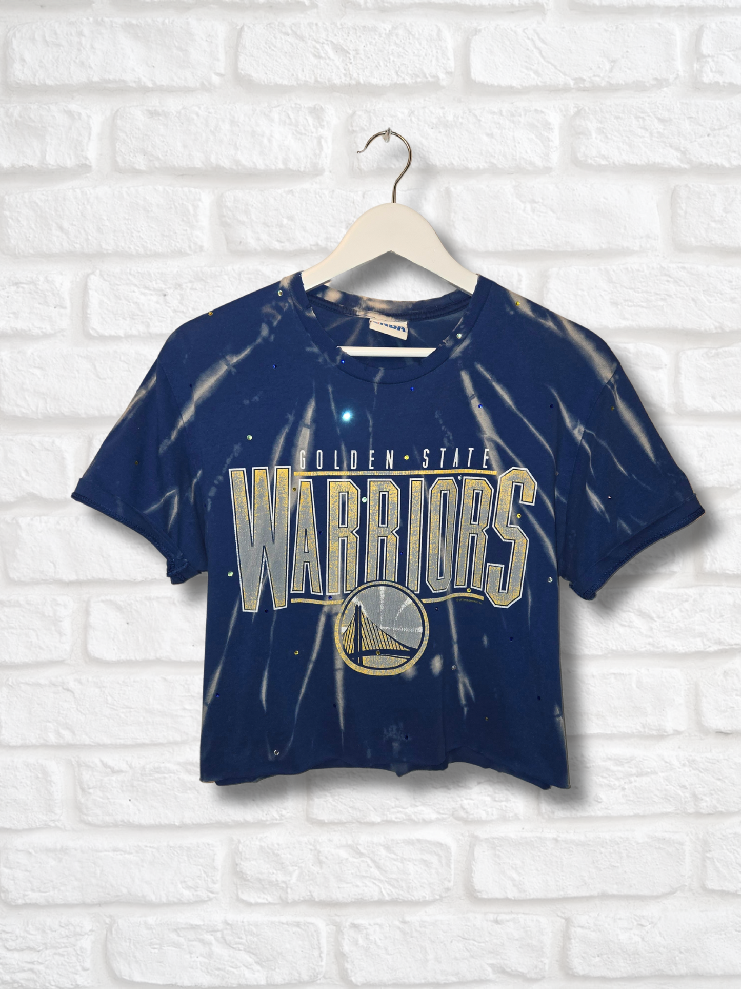 Golden State Warriors Crop Tee