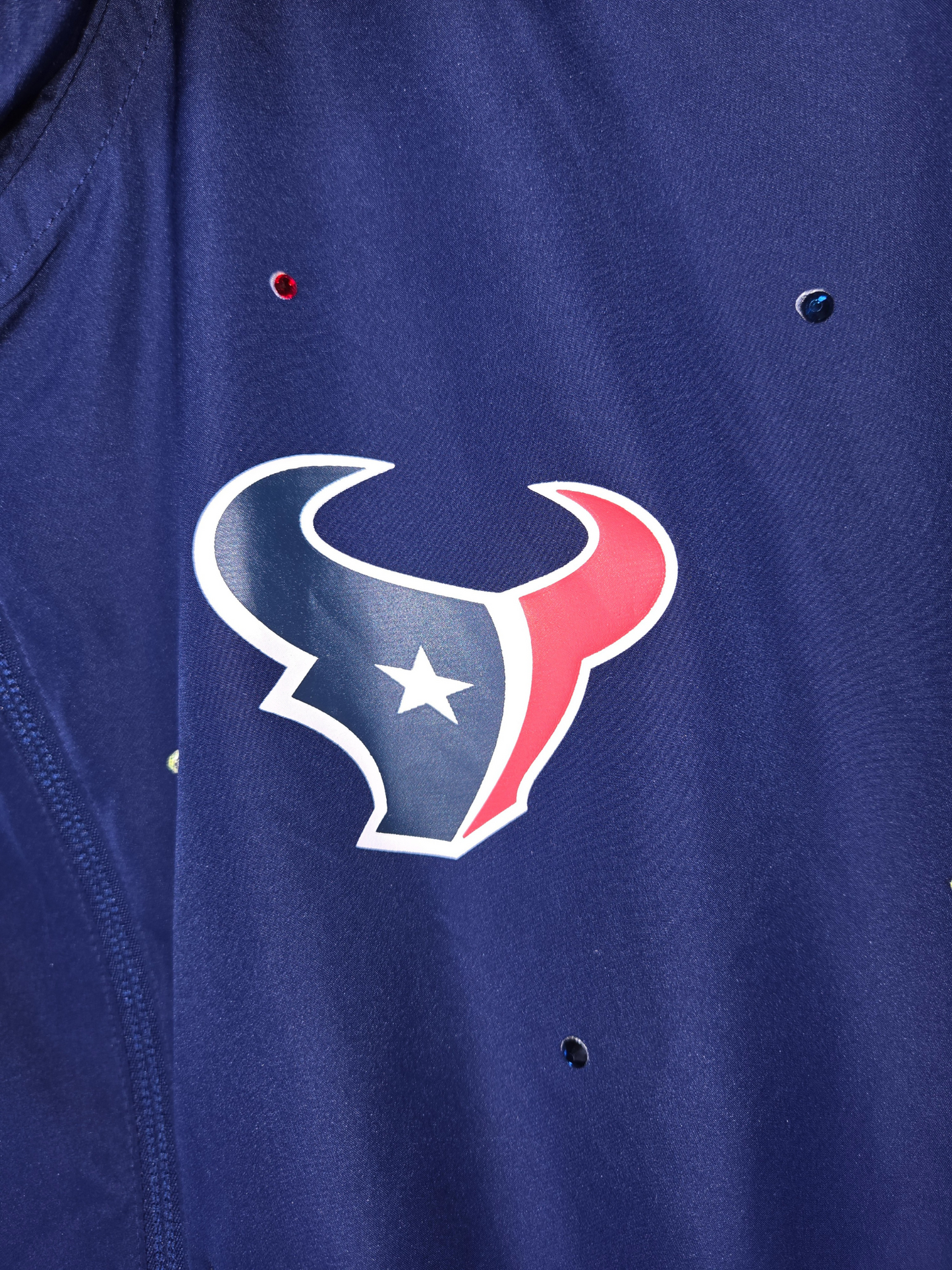 Houston Texans Crop Pullover Windbreaker