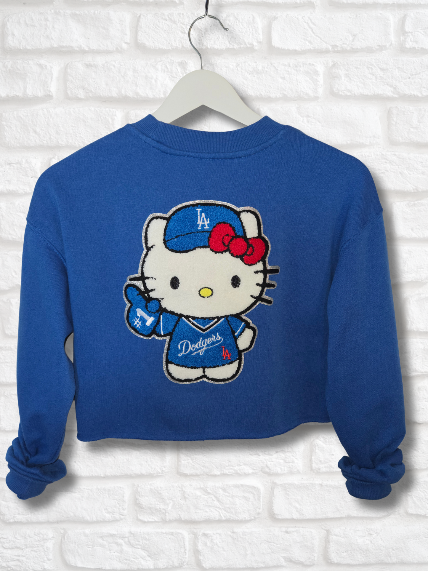 Los Angeles Dodgers HK Crop Sweatshirt